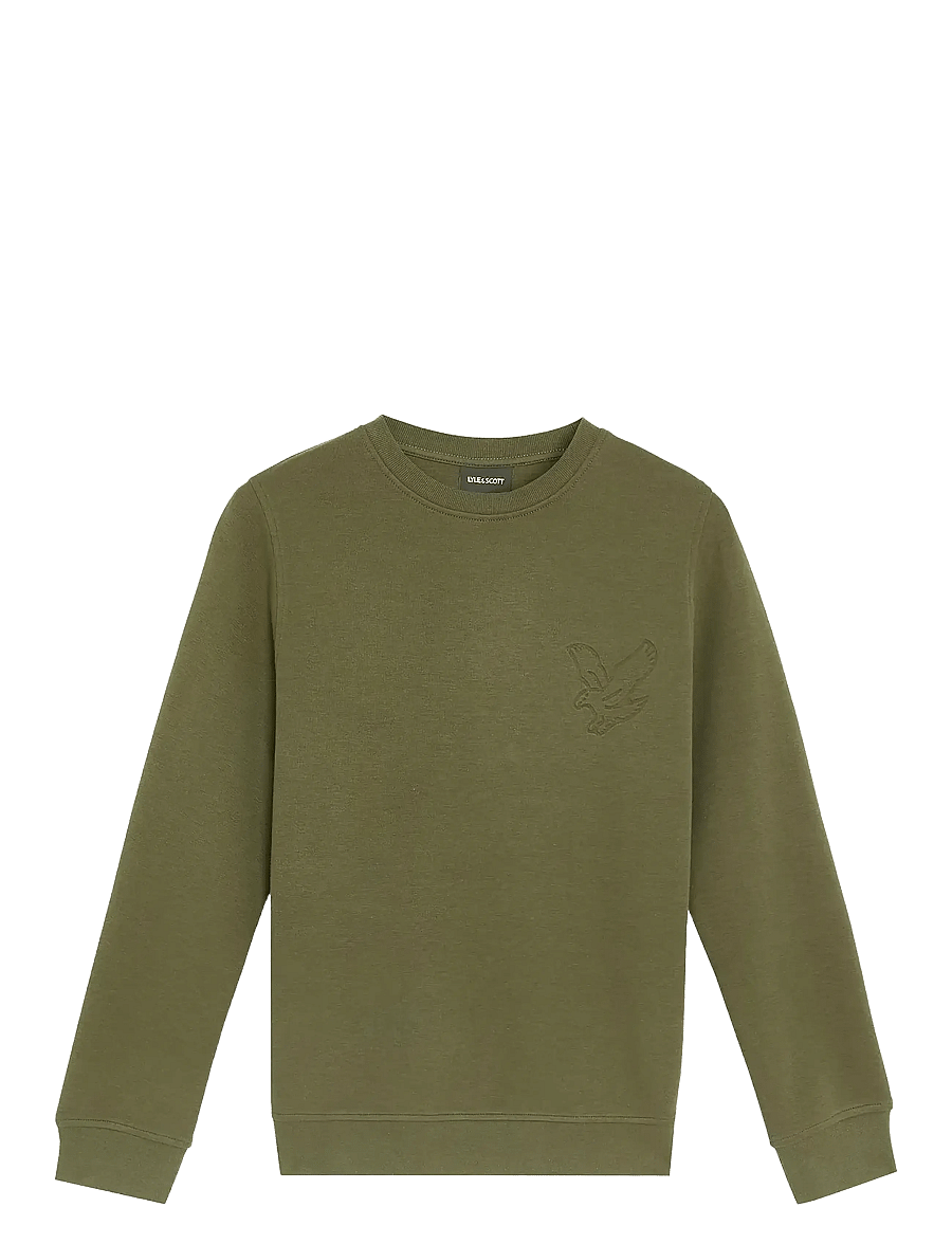 Lyle & Scott - Embossed Eagle Crew Neck - sweatshirts - x848 deep depths - 1