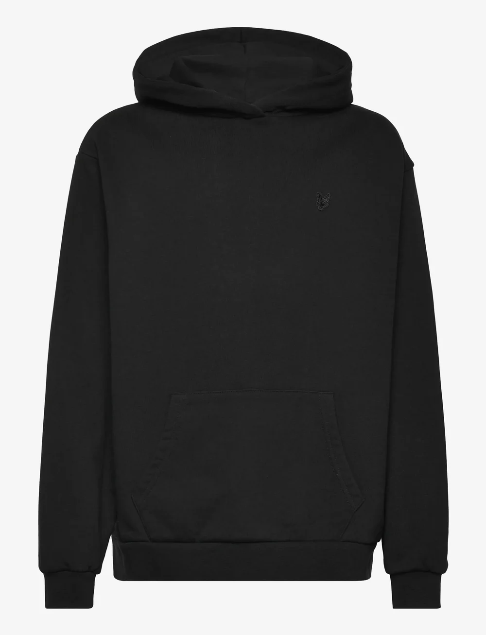 Lyle & Scott - Heavy Weight Drop Shoulder Hoodie - pulls à capuche - z865 jet black - 0