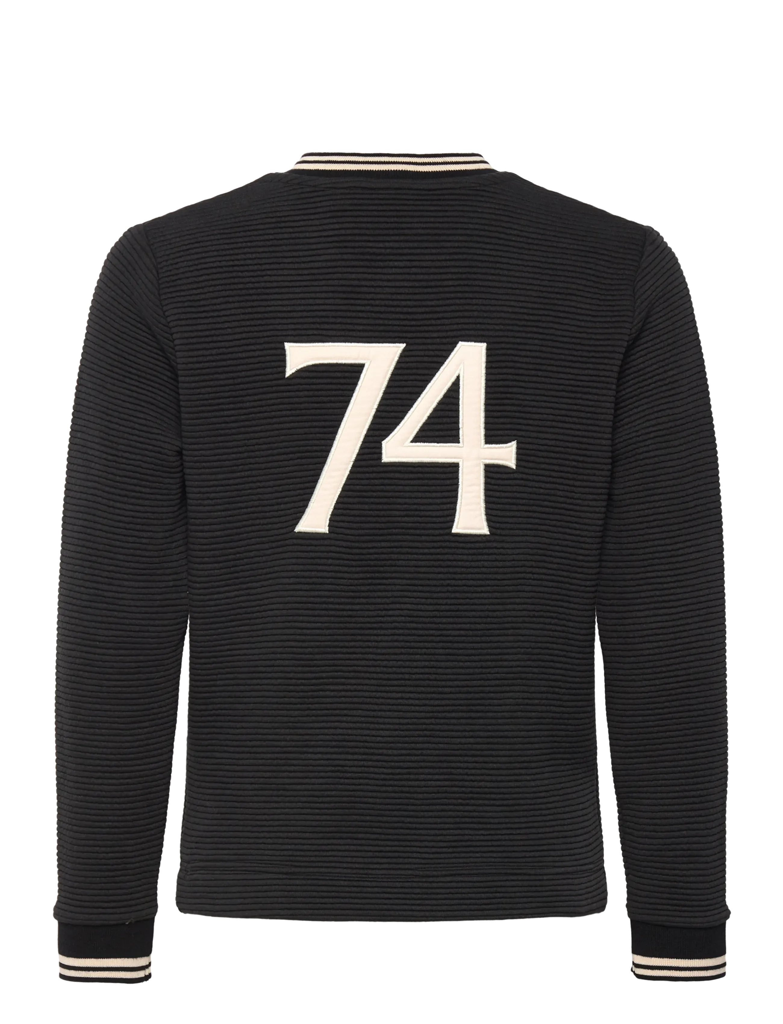 Lyle & Scott - Football Sweatshirt - sporta topi - z865 jet black - 1
