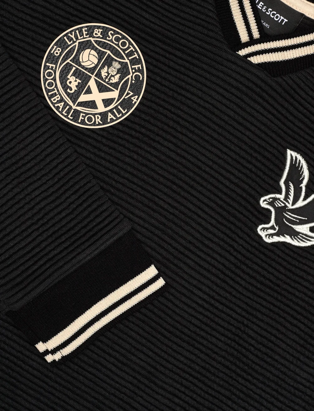 Lyle & Scott - Football Sweatshirt - sportoberteile - z865 jet black - 2