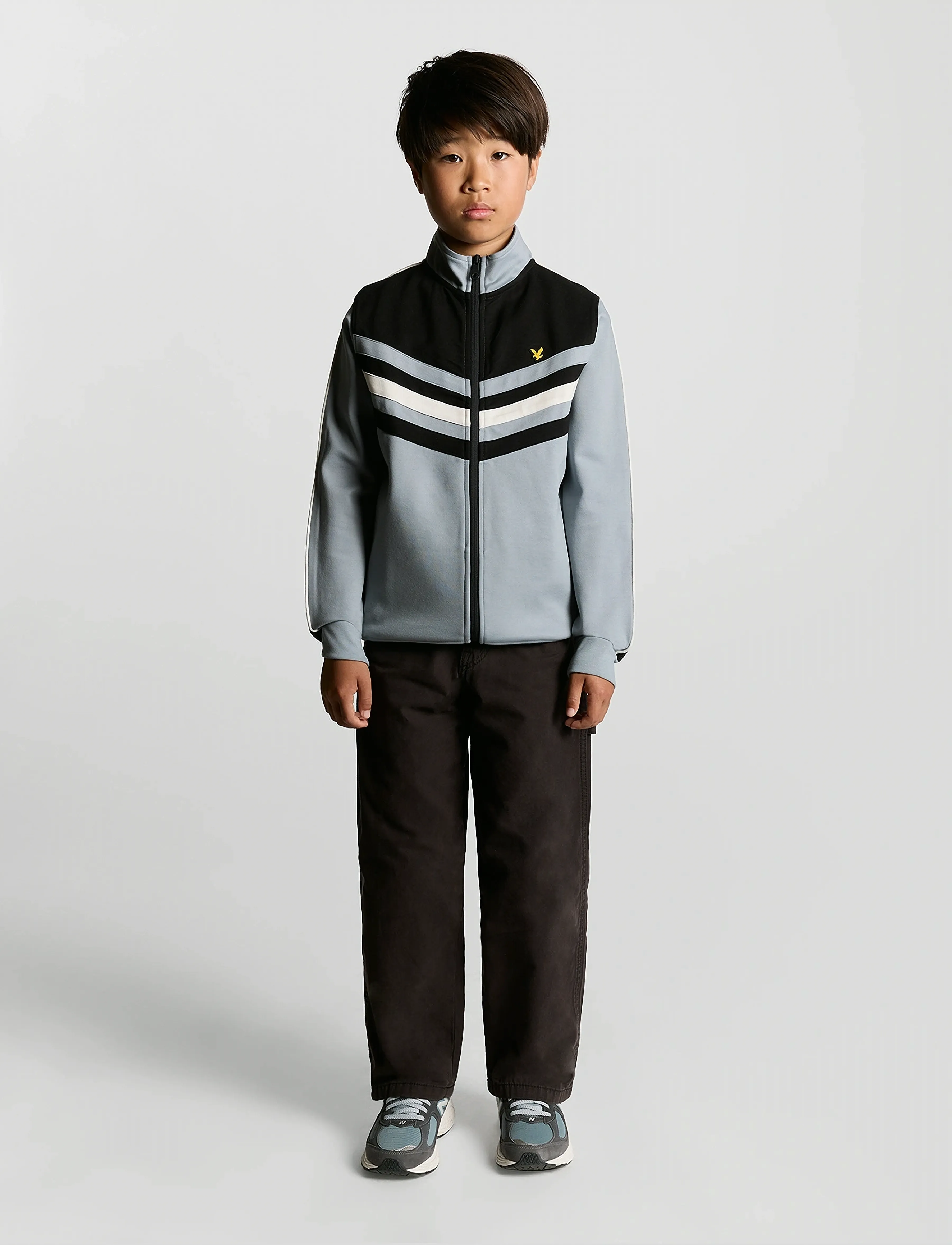 Lyle & Scott - Colour Block Track Jacket - dressipluusid - z865 jet black - 4
