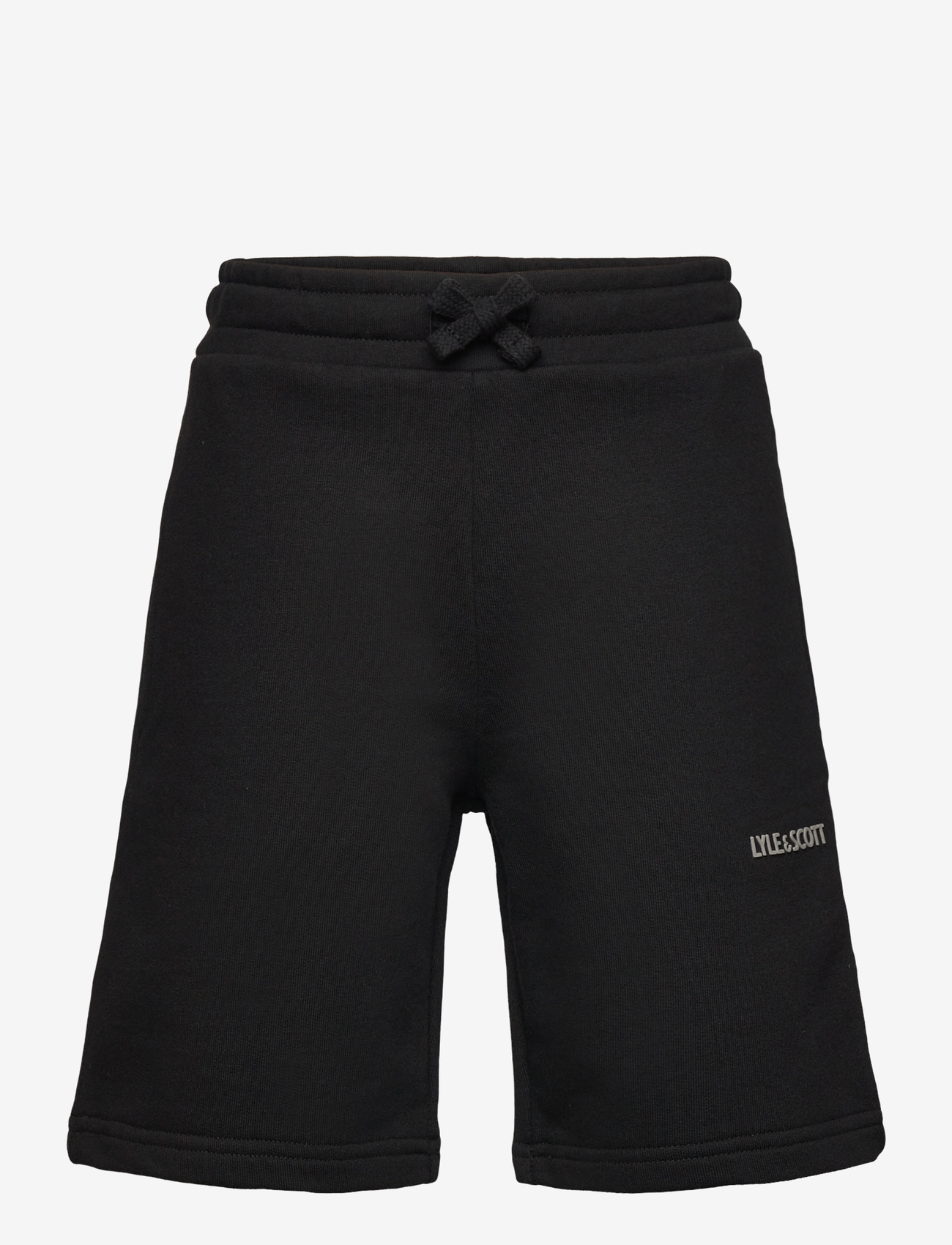 Lyle & Scott - Logo Print Sweat Short - sweatshorts - z865 jet black - 1