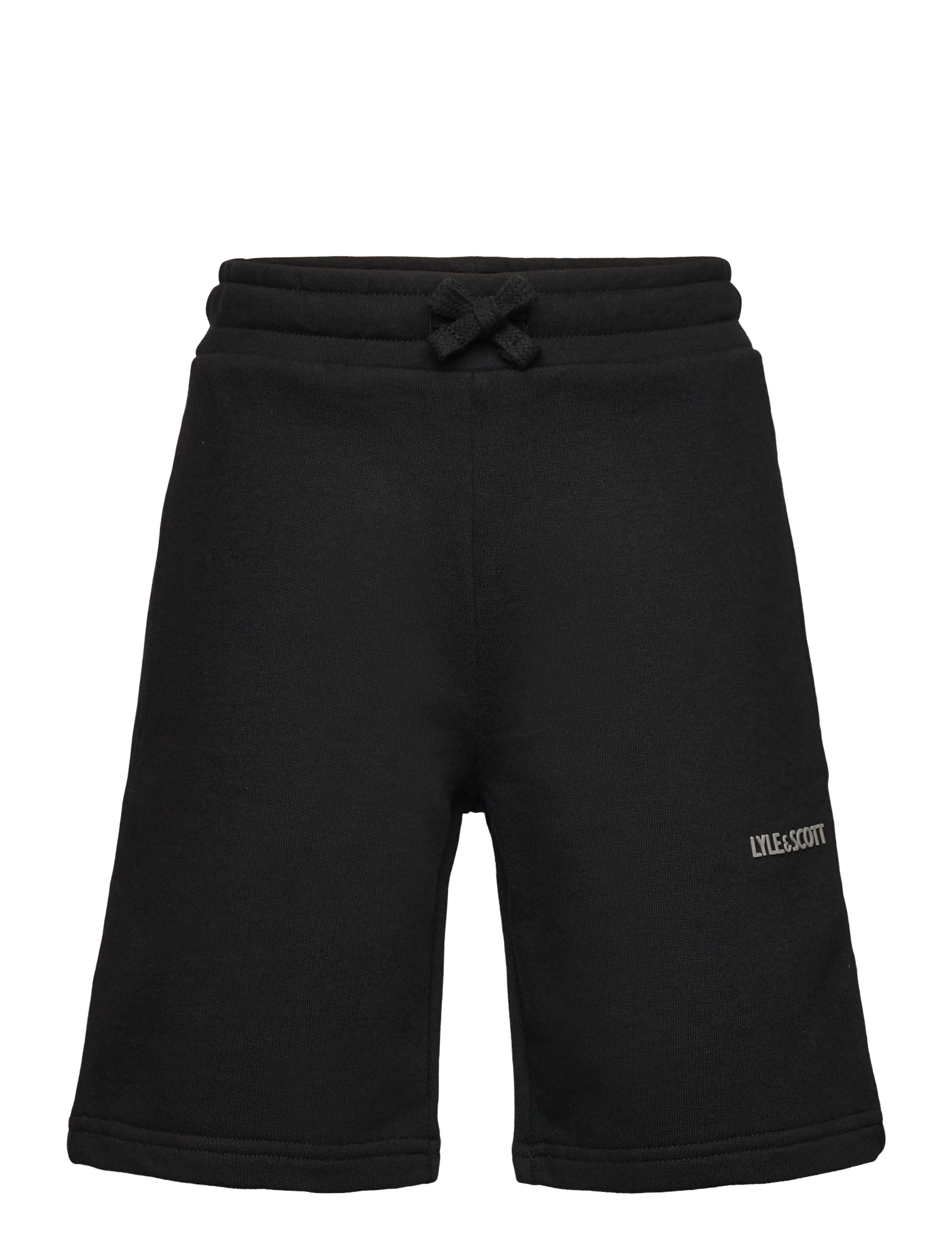 Lyle & Scott Logo Print Sweat Short - Sweatshorts - Z865 JET BLACK / black