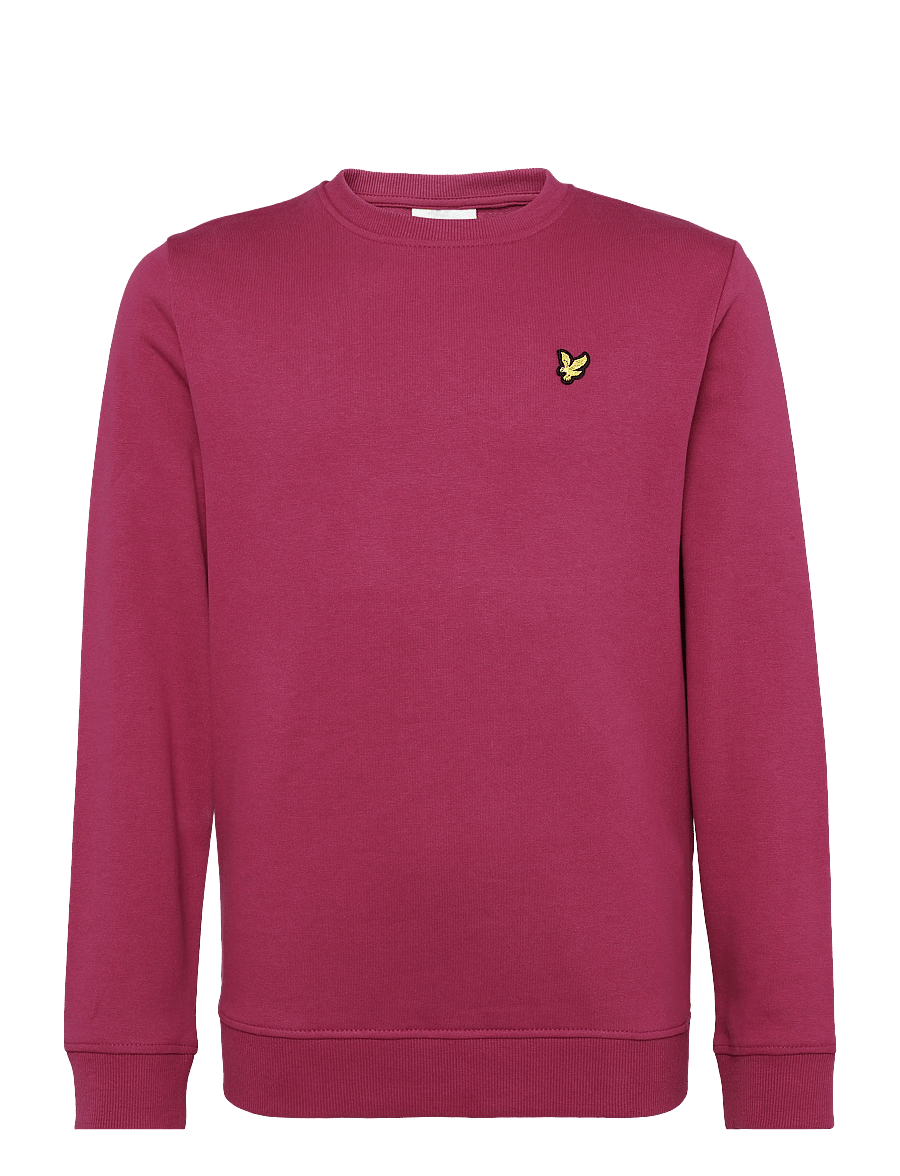 Lyle & Scott - Crew Neck Sweatshirt - sweatshirts - rich burgundy - 0