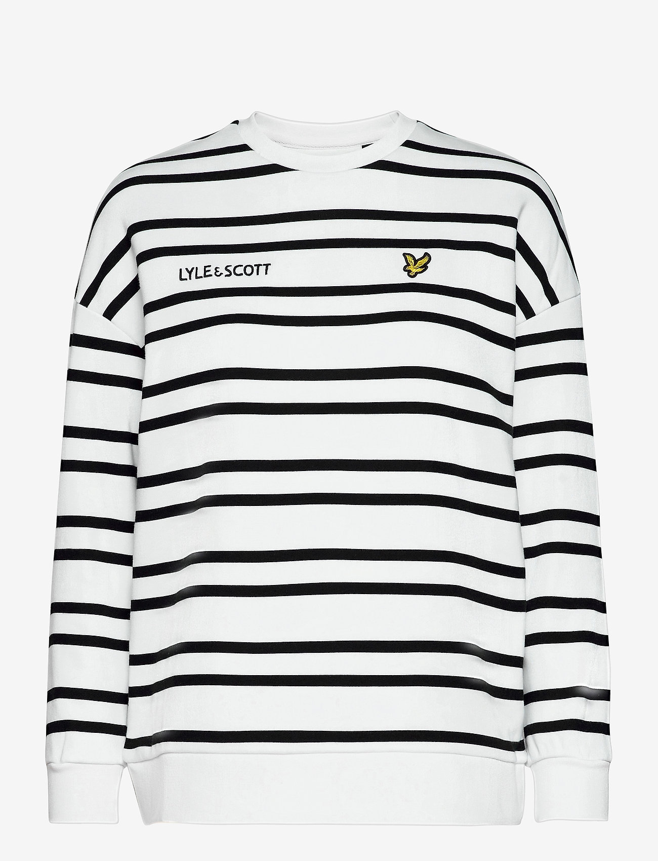 Striped Sweatshirt - WHITE