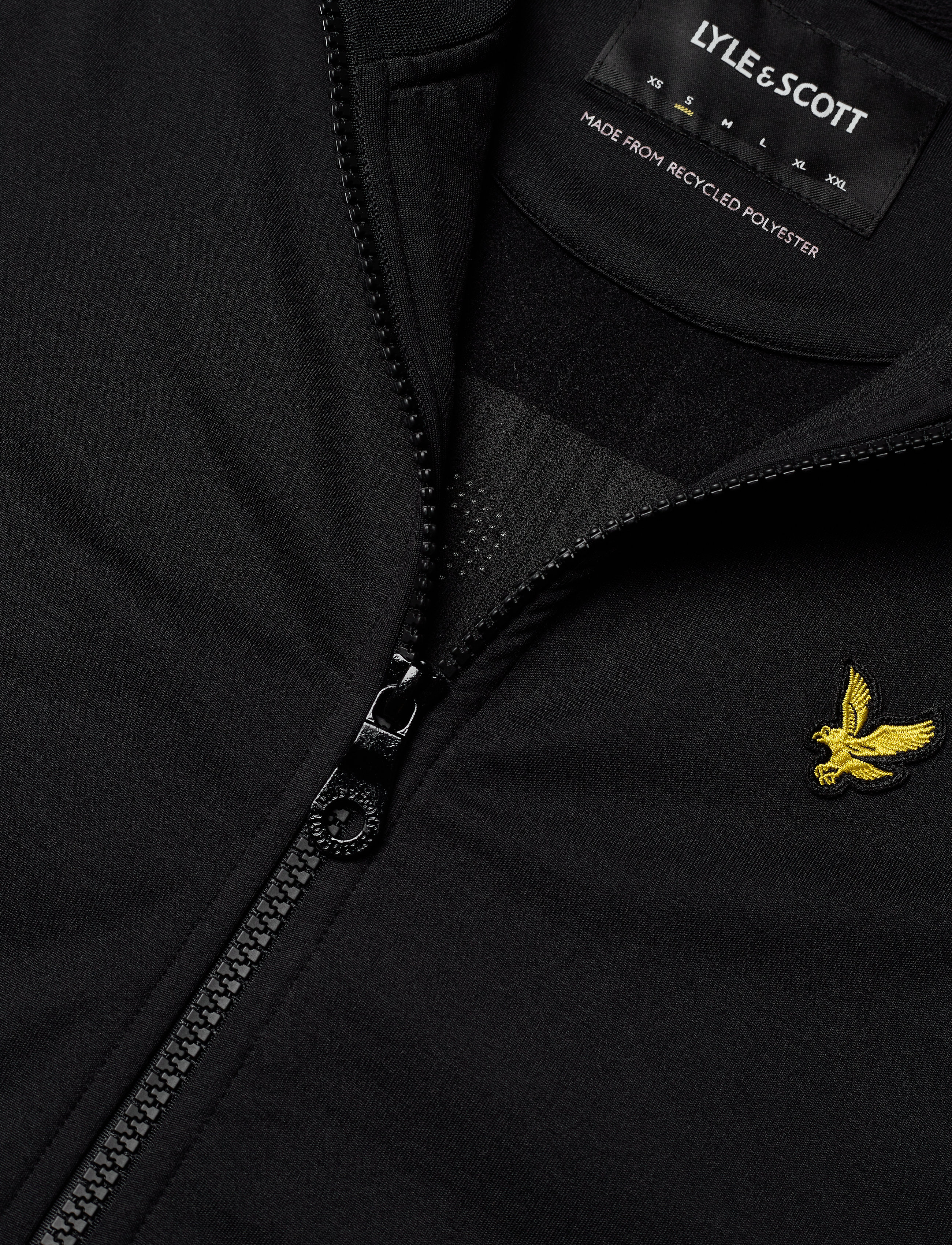 Lyle & Scott - Tricot Funnel Neck - jet black - 2