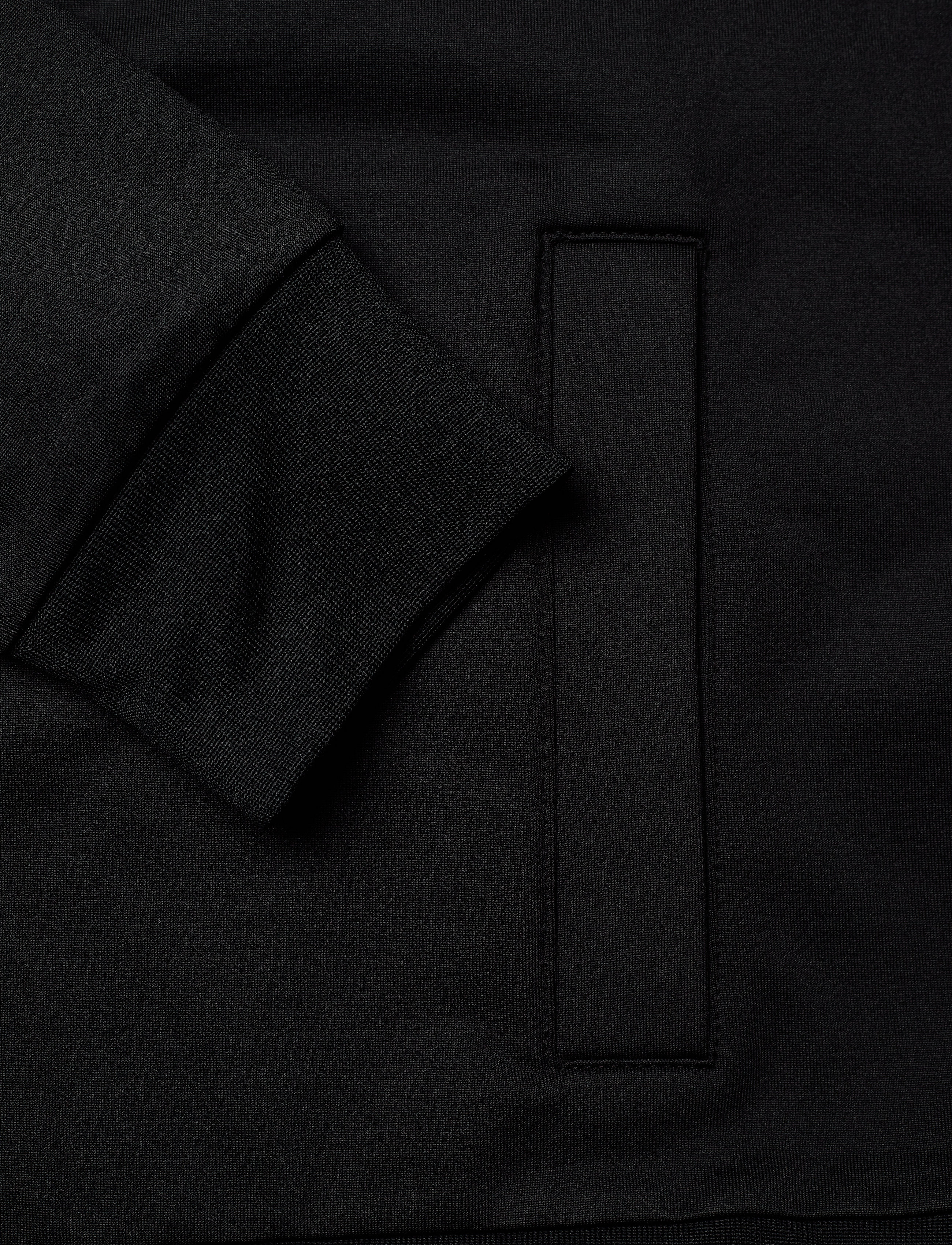 Lyle & Scott - Tricot Funnel Neck - jet black - 3