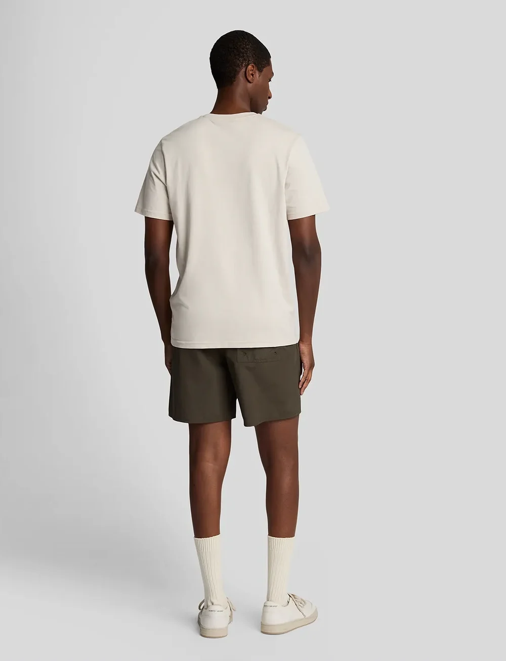 Lyle & Scott - Plain Swimshort - badshorts - w485 olive - 3