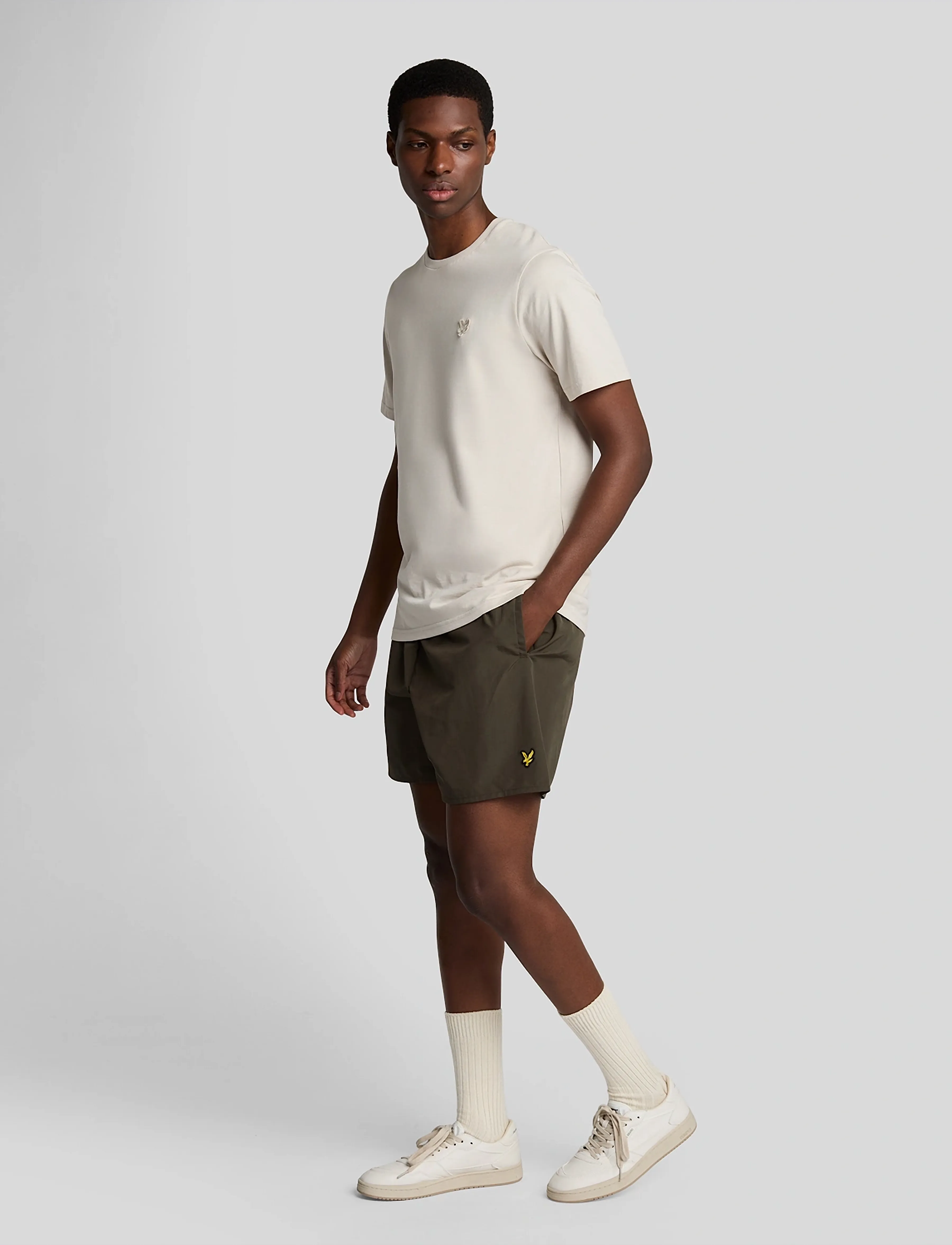 Lyle & Scott - Plain Swimshort - herren - w485 olive - 4