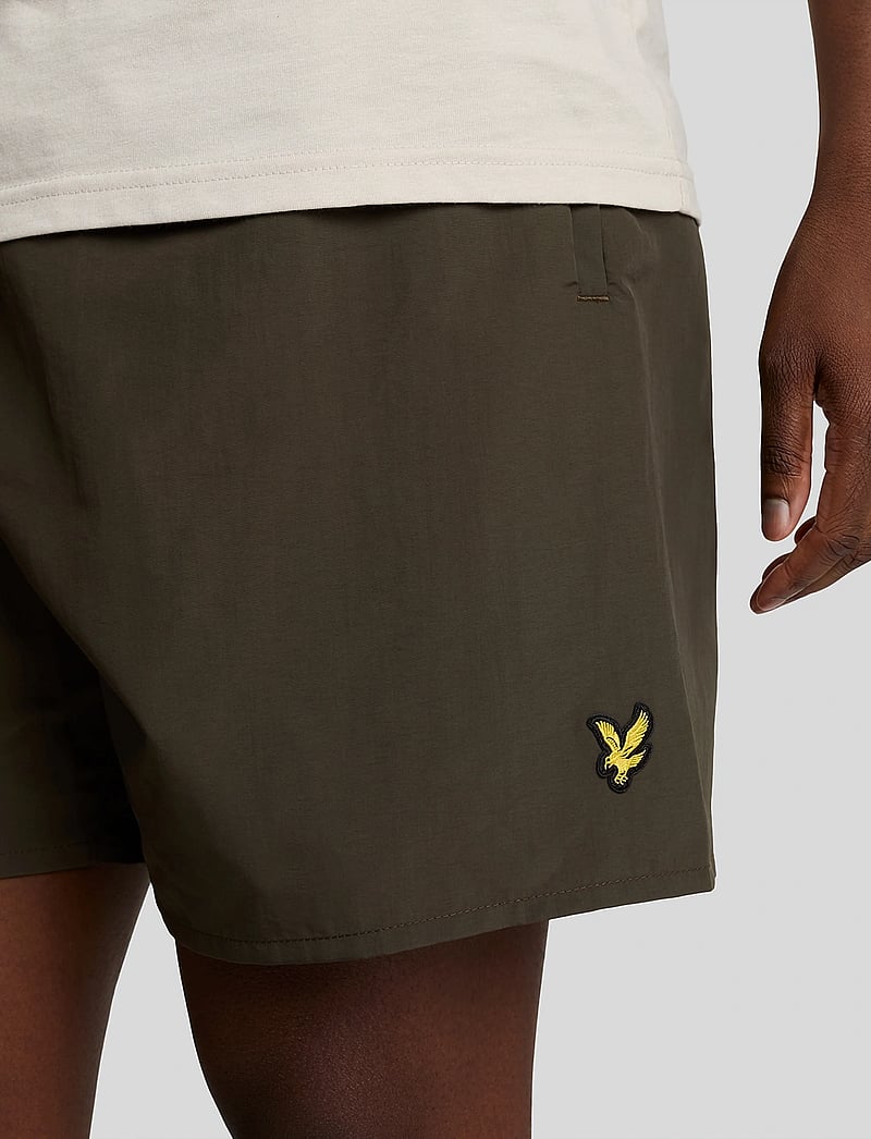 Lyle & Scott - Plain Swimshort - badehose - w485 olive - 5
