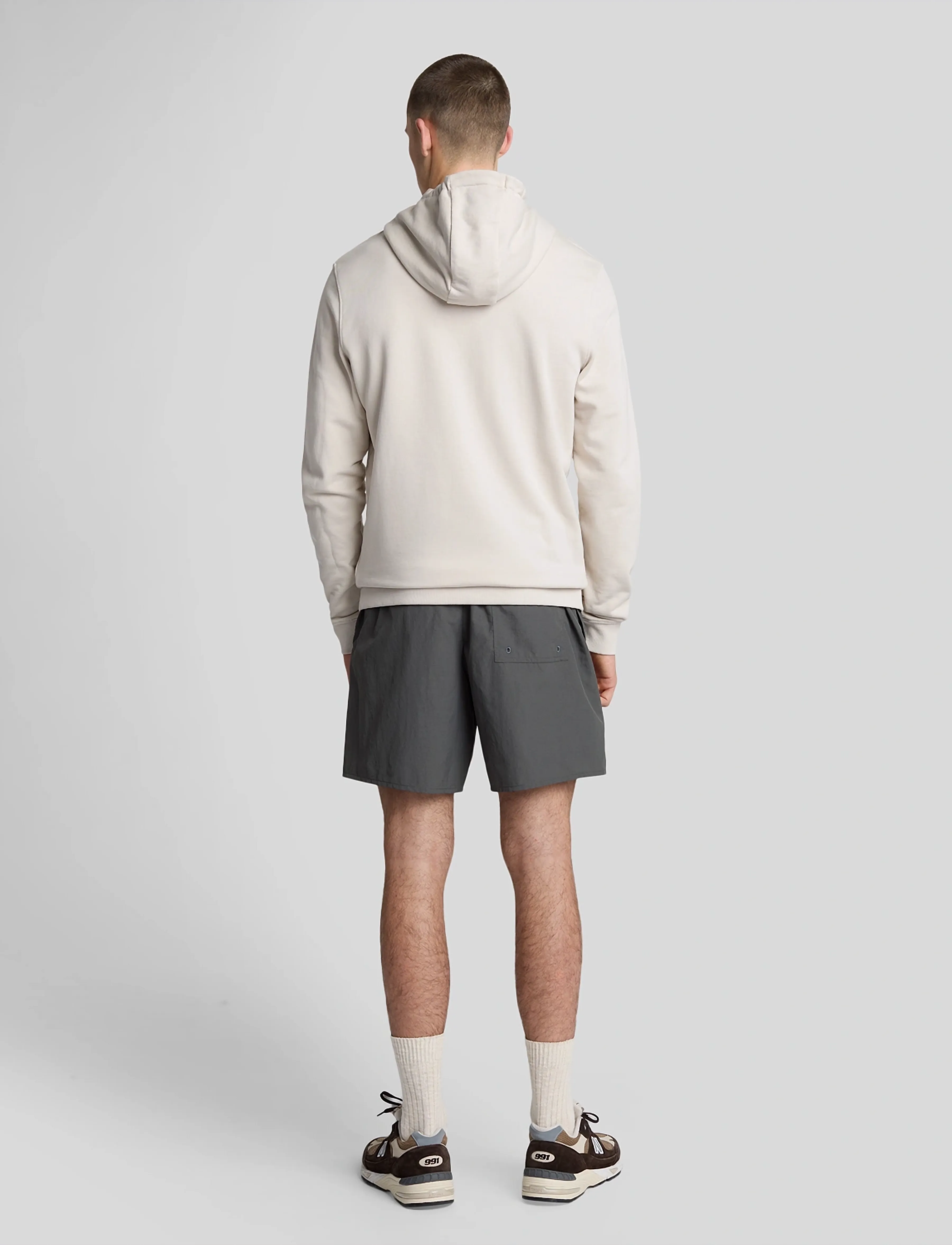 Lyle & Scott - Plain Swimshort - badehose - w635 gunmetal - 3