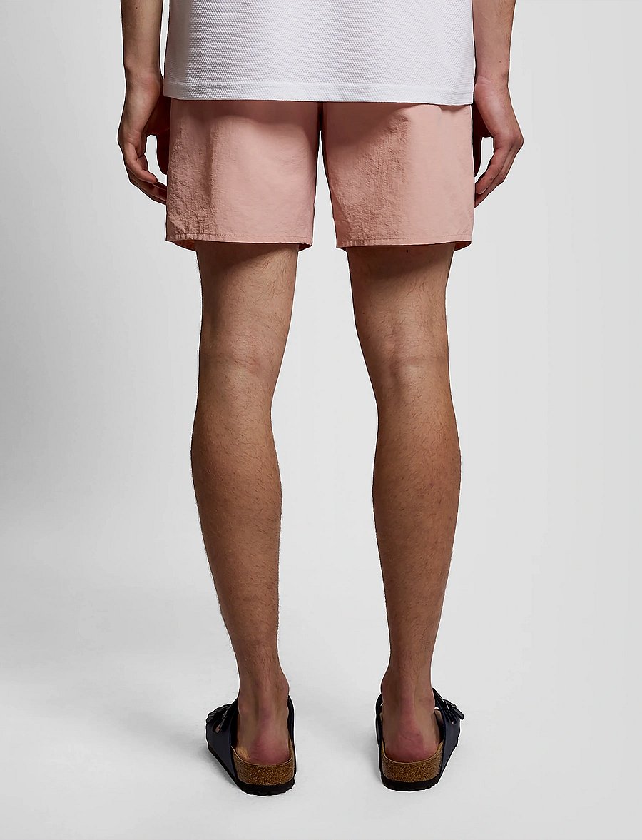 Lyle & Scott - Plain Swimshort - badehose - y120 pink grapefruit - 3
