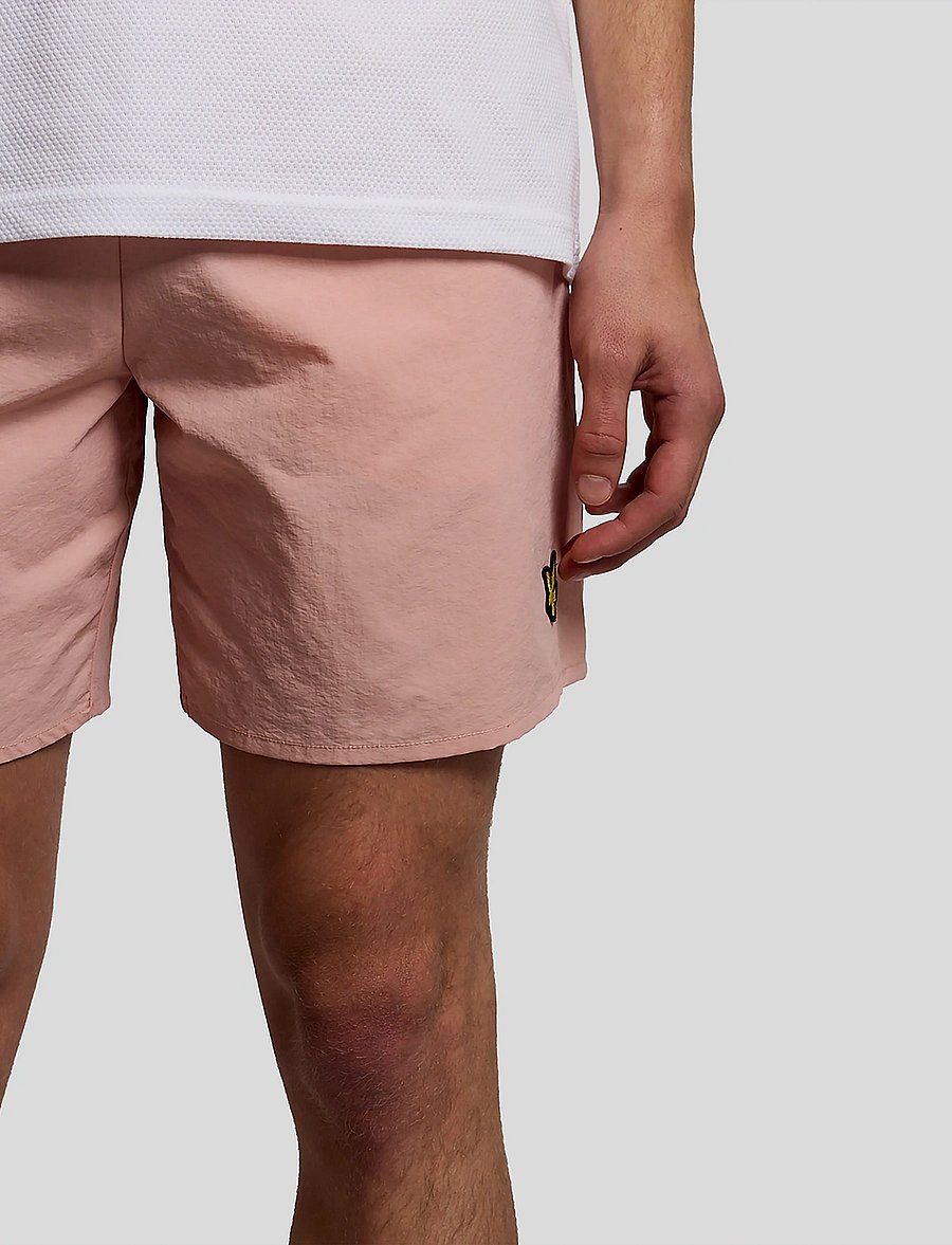 Lyle & Scott - Plain Swimshort - badehose - y120 pink grapefruit - 5