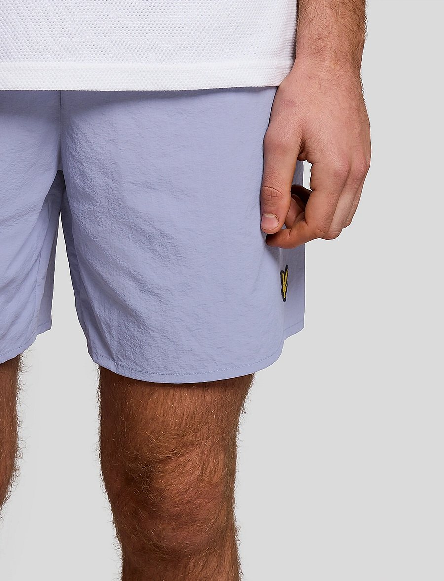 Lyle & Scott - Plain Swimshort - badehose - y128 bubble blue - 4