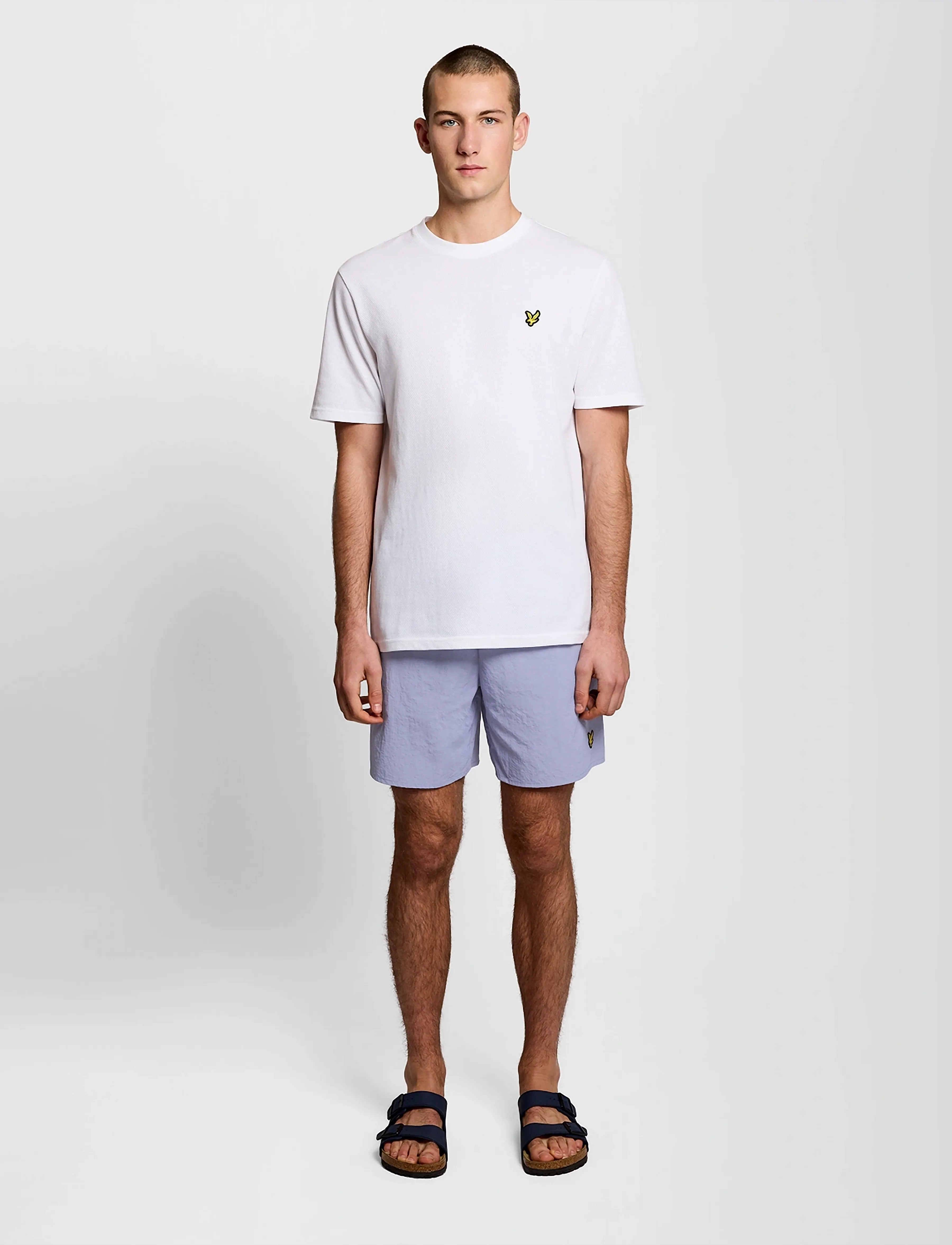 Lyle & Scott - Plain Swimshort - swim shorts - y128 bubble blue - 5