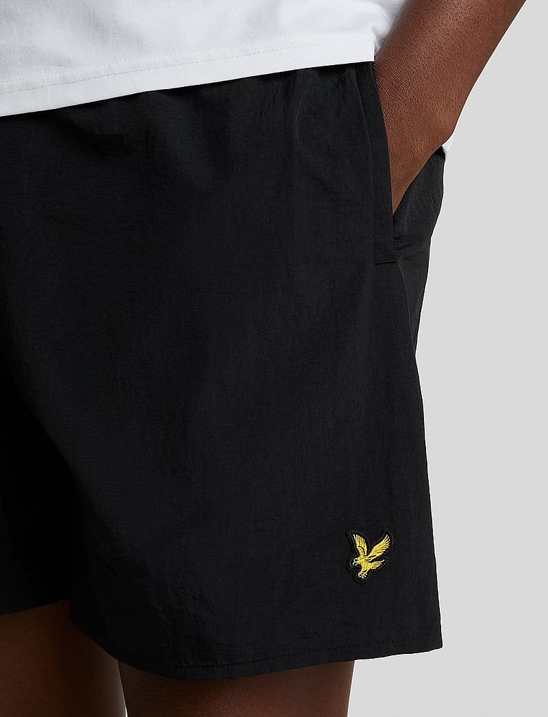 Lyle & Scott - Plain Swimshort - badehose - z865 jet black - 5
