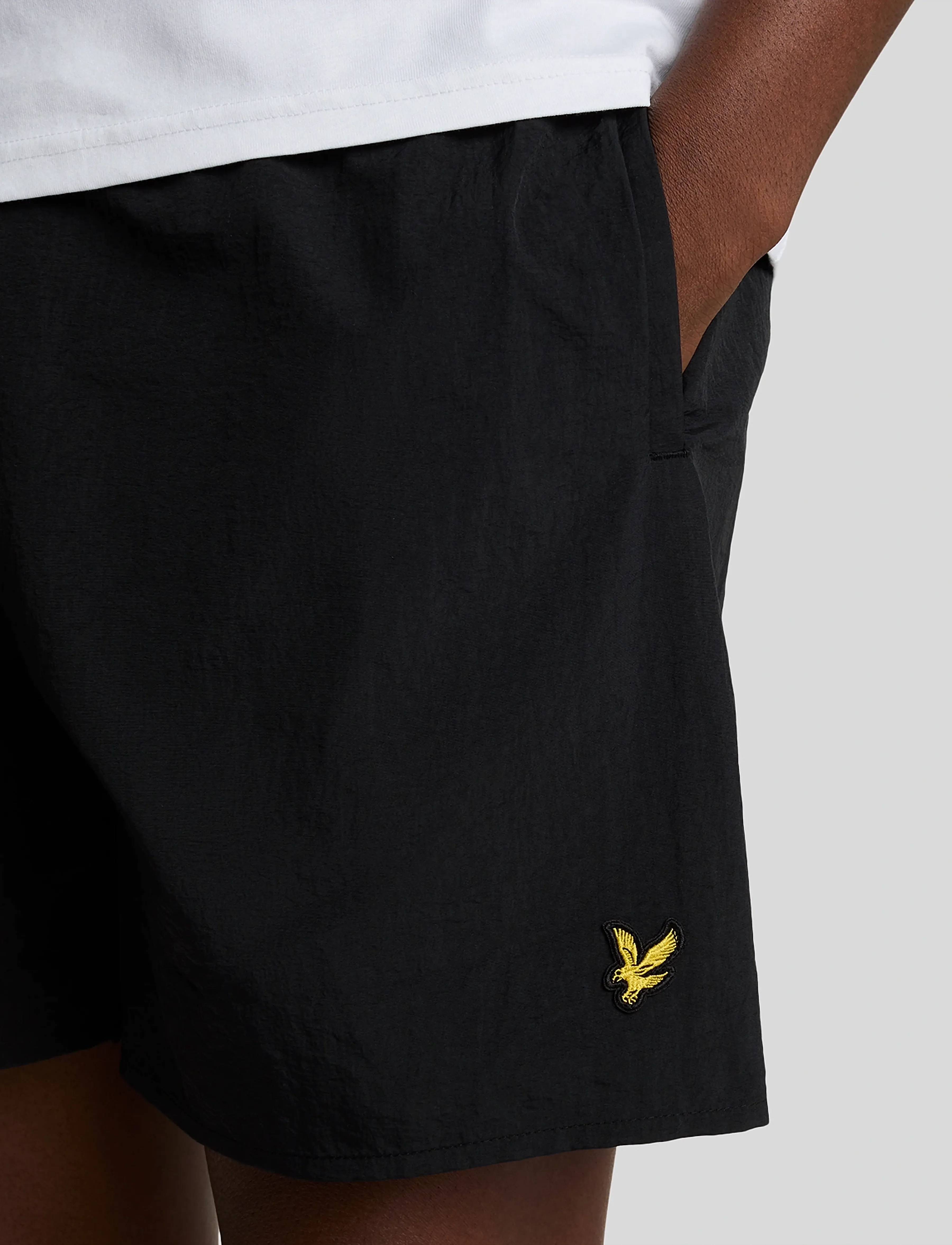 Lyle & Scott - Plain Swimshort - badehose - z865 jet black - 5