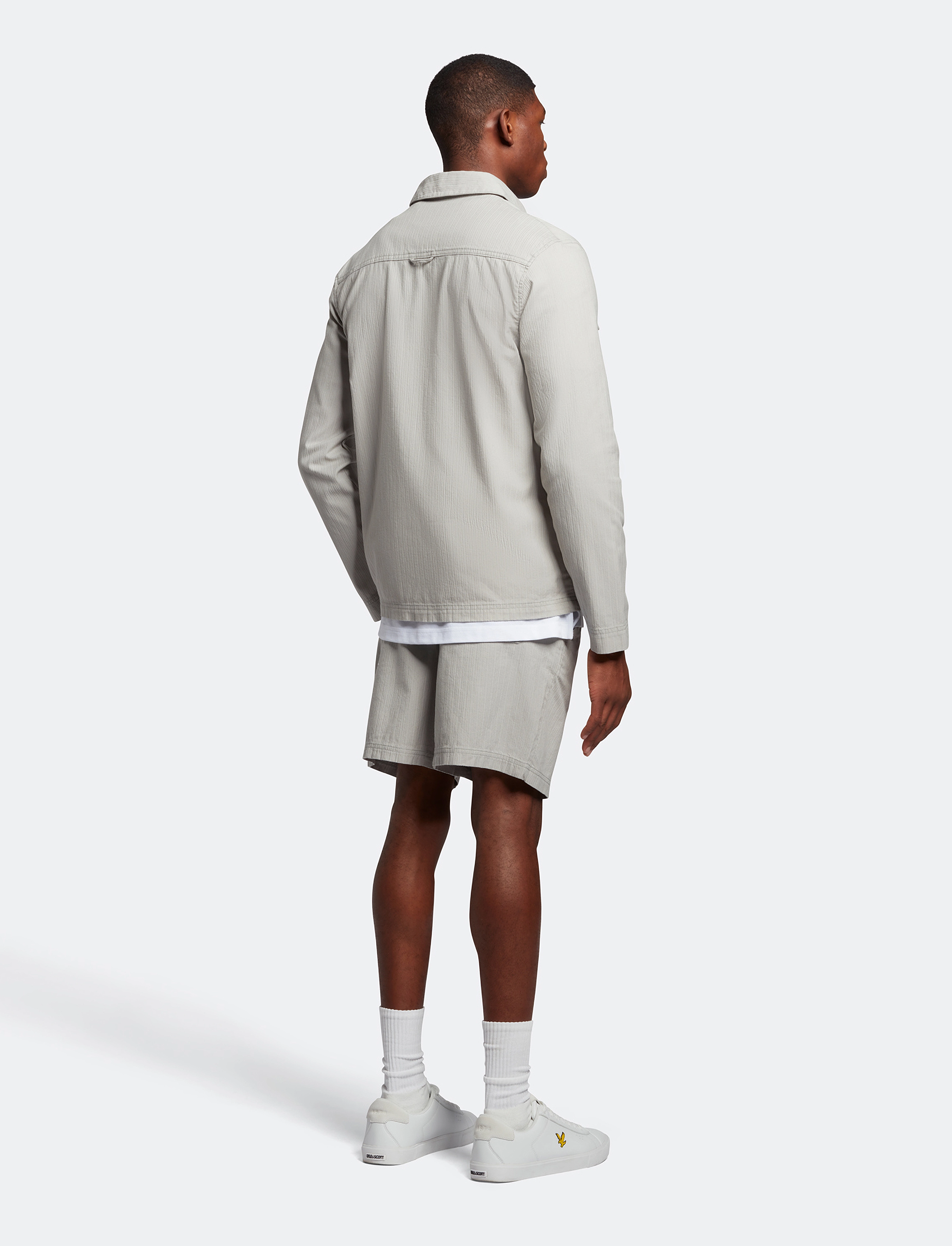 Lyle & Scott - Ridge Shorts - cold grey - 4