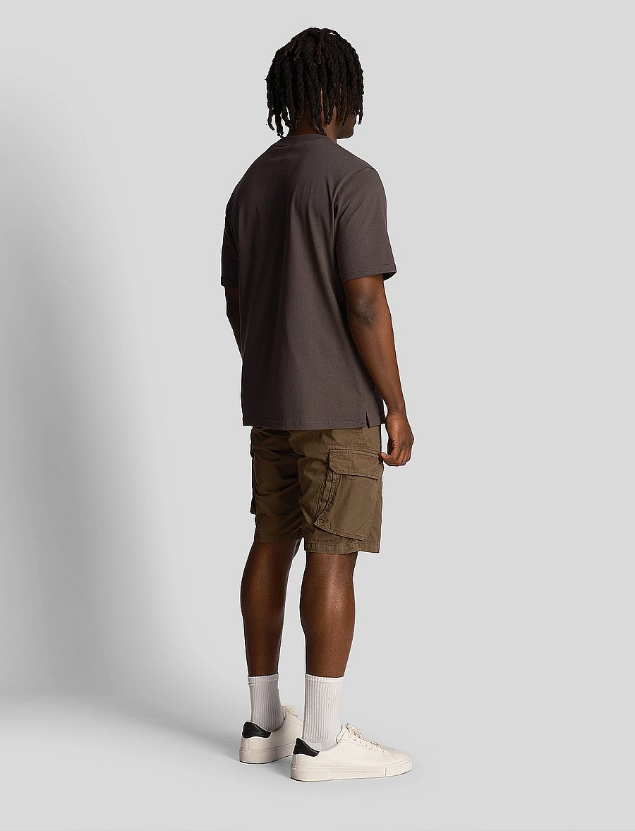 Lyle & Scott - Wembley Cargo Short - cargoshorts - w893 military green - 3