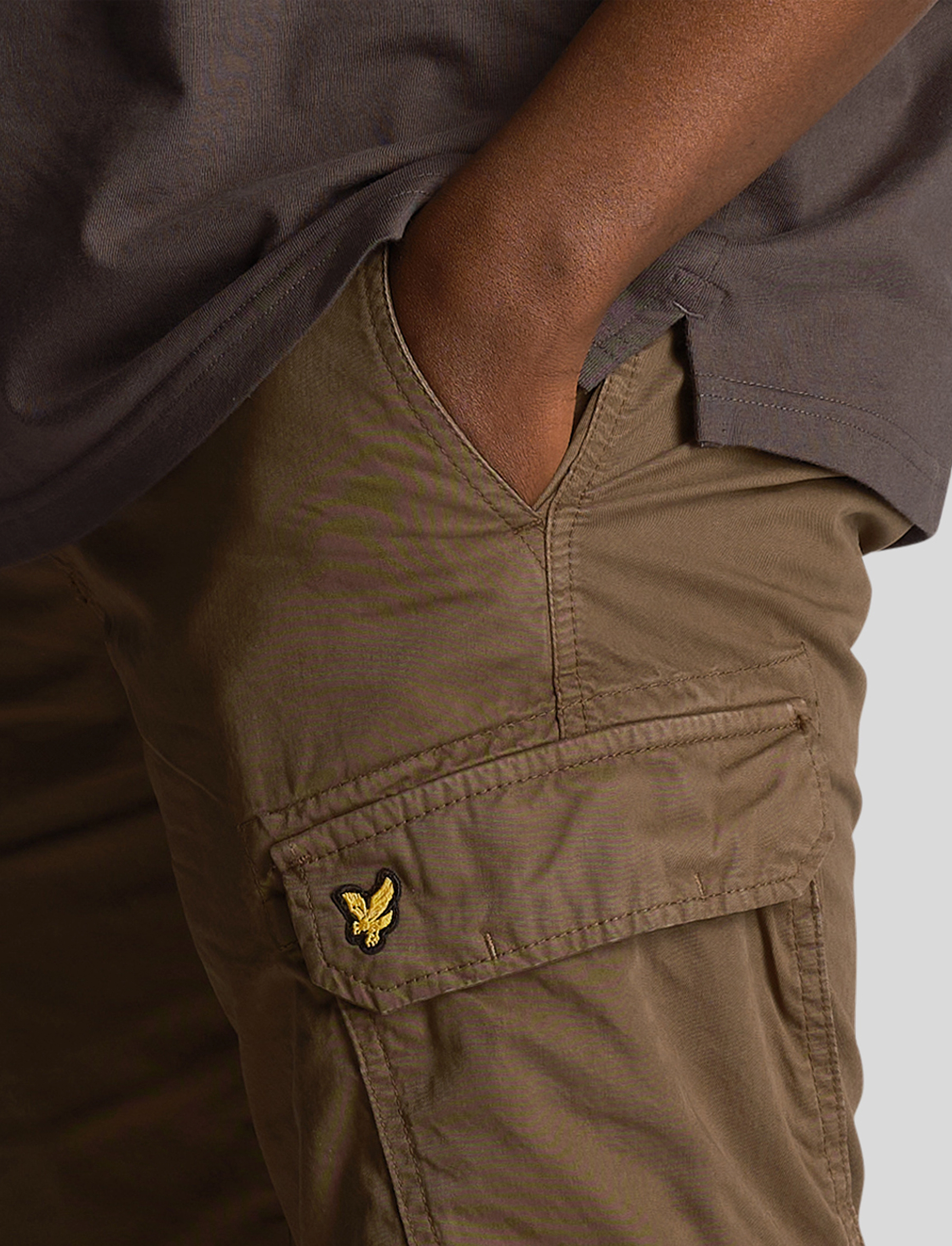 Lyle & Scott - Wembley Cargo Short - herren - w893 military green - 5