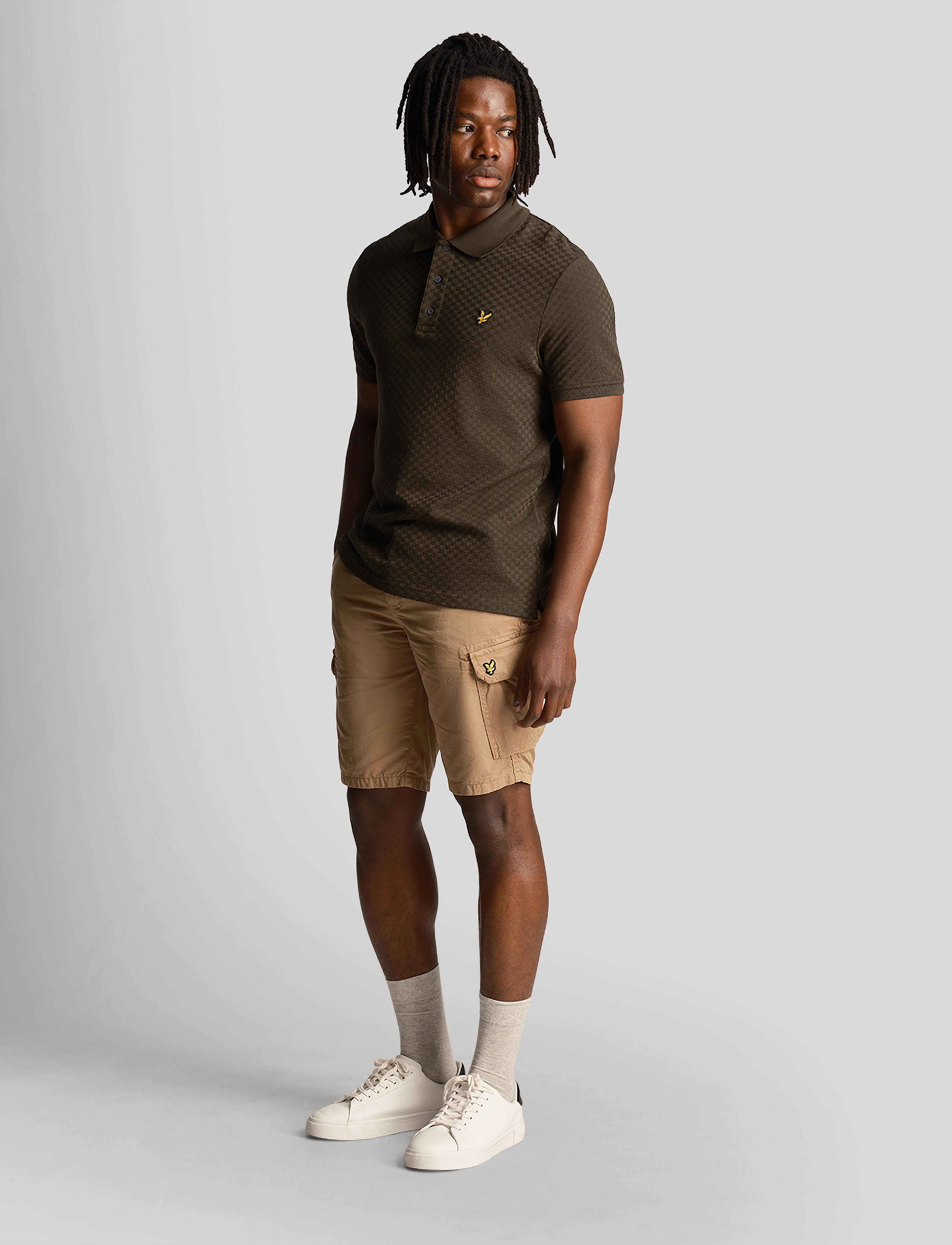 Lyle & Scott - Wembley Cargo Short - herren - biscuit - 4