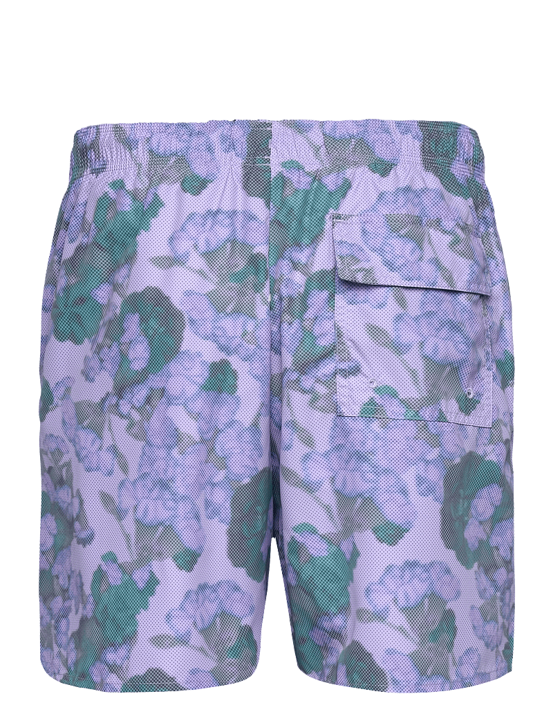 Lyle & Scott - Digital Floral Print Swim Short - badshorts - x591 aquamarine - 1