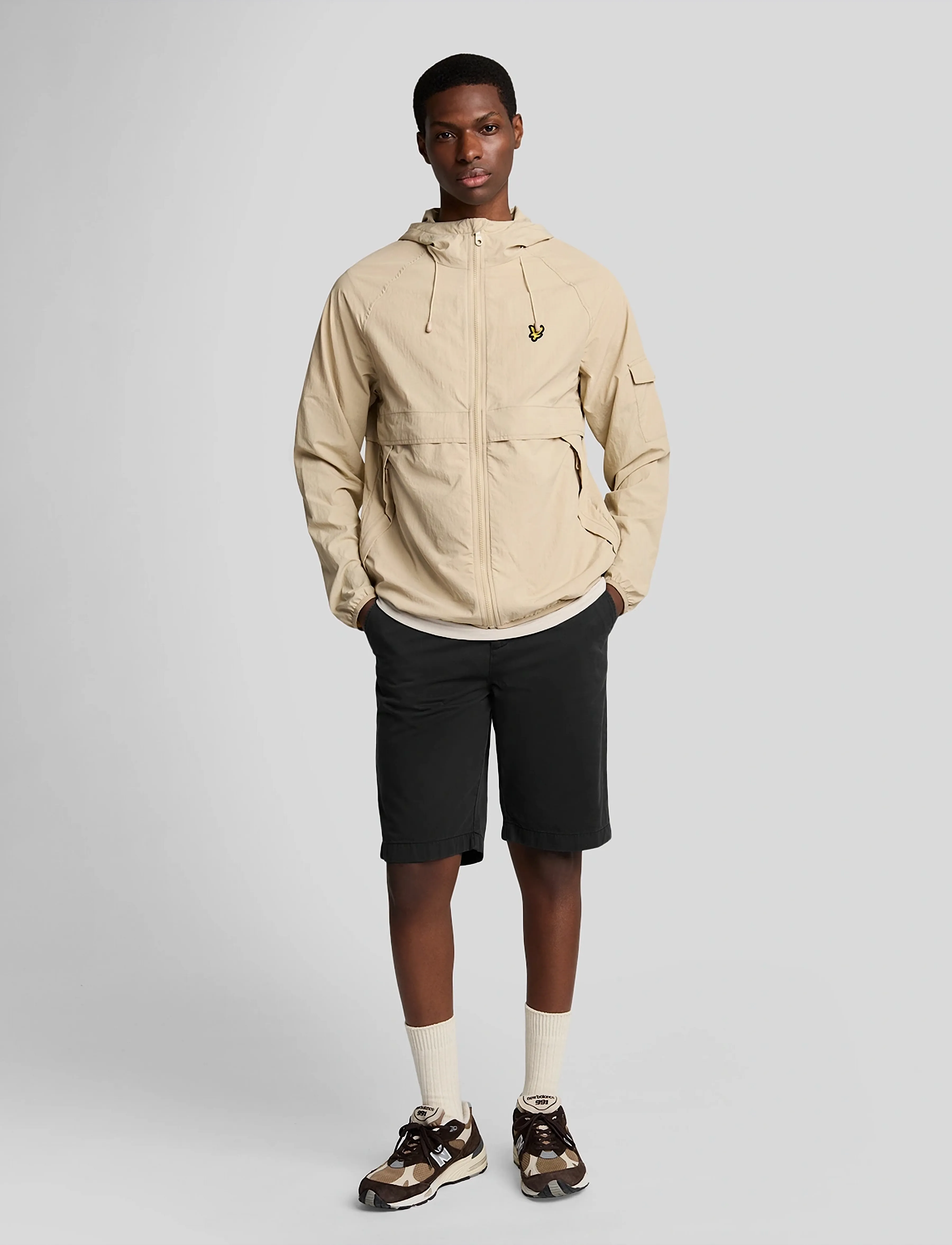 Lyle & Scott Chino Short, 30, Shorts, Schwarz - Chinos Männerswear