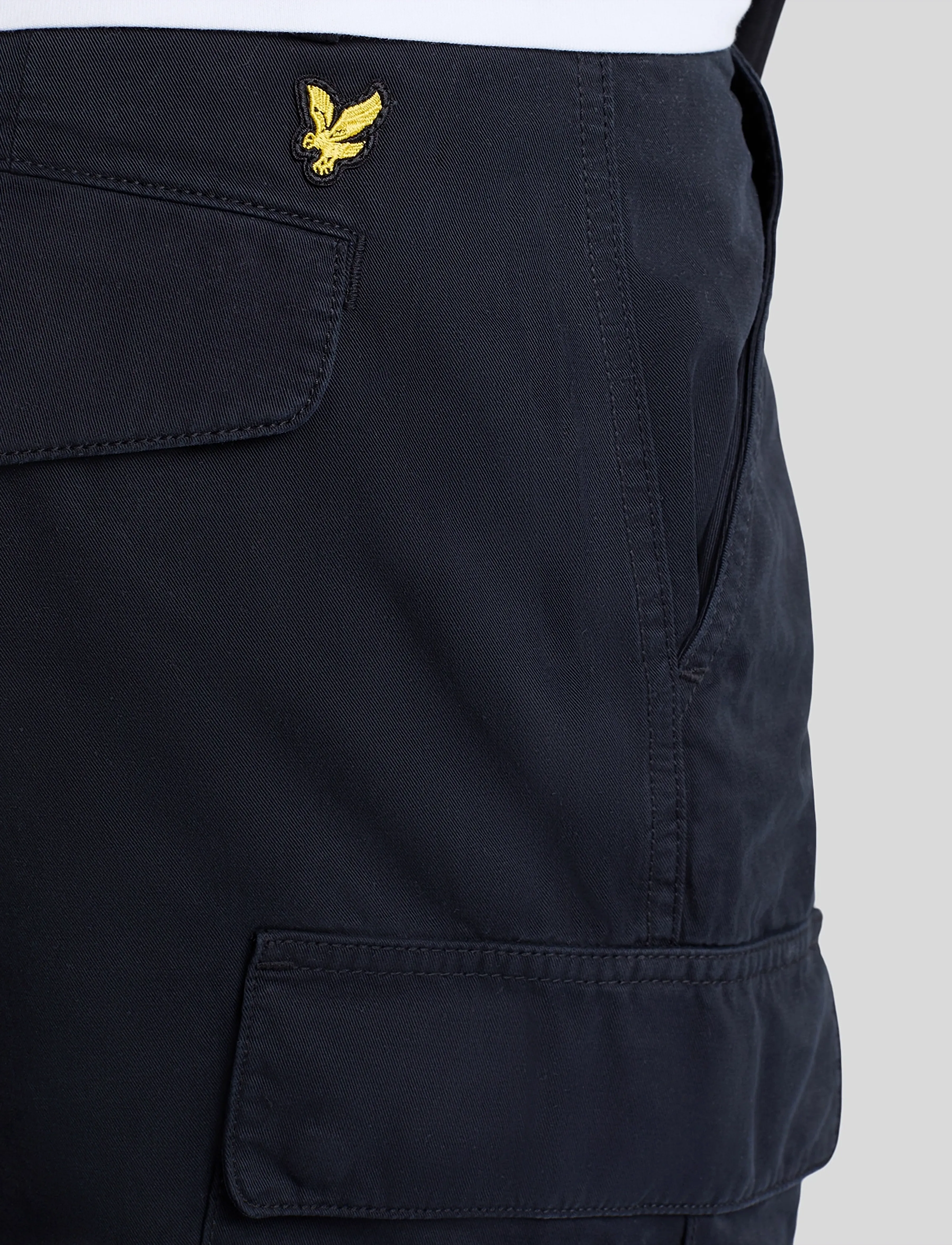 Lyle & Scott - Cargo Short - mænd - z865 jet black - 5
