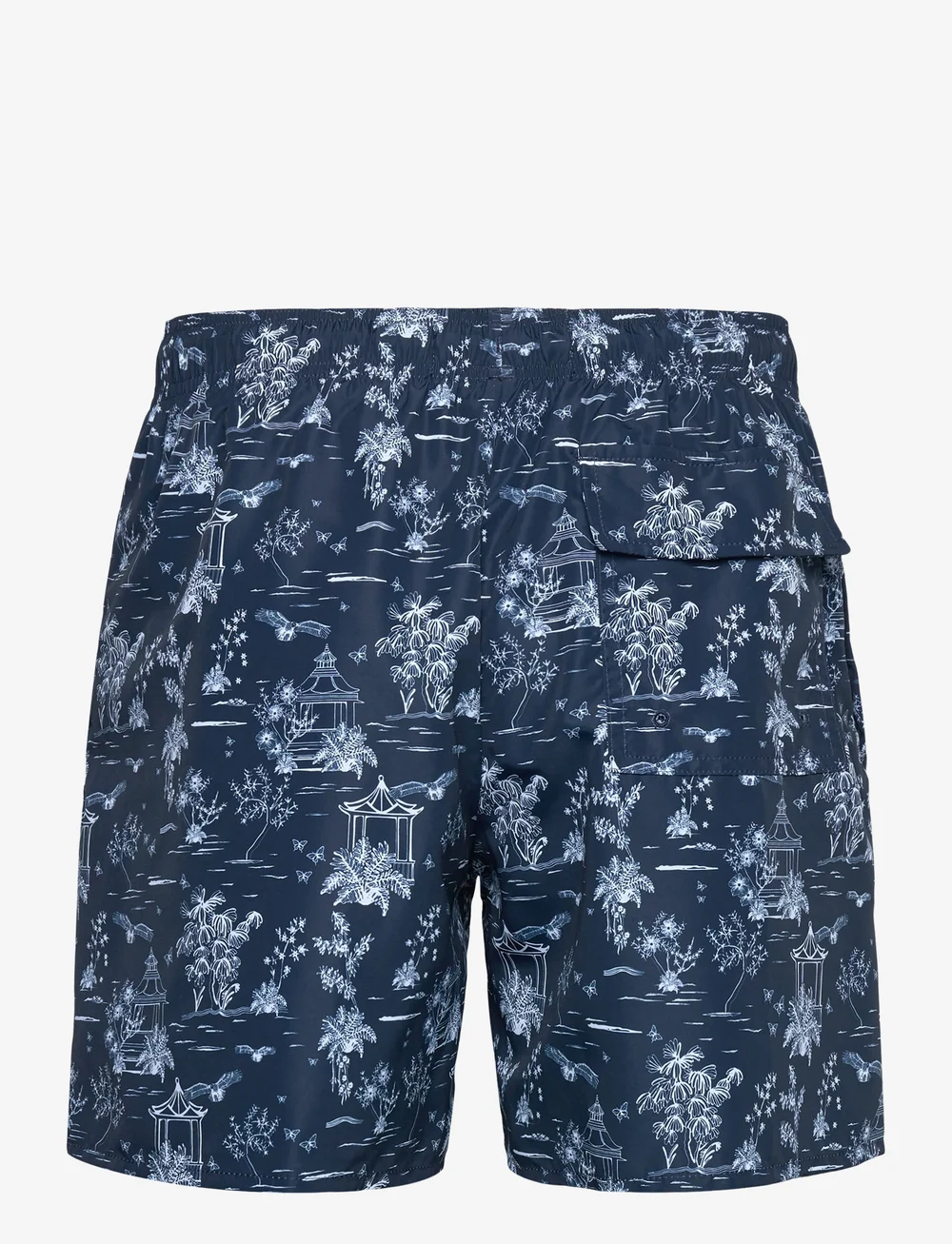 Lyle & Scott - Botanical Garden Print Swimshort - swim shorts - z271 dark navy - 2
