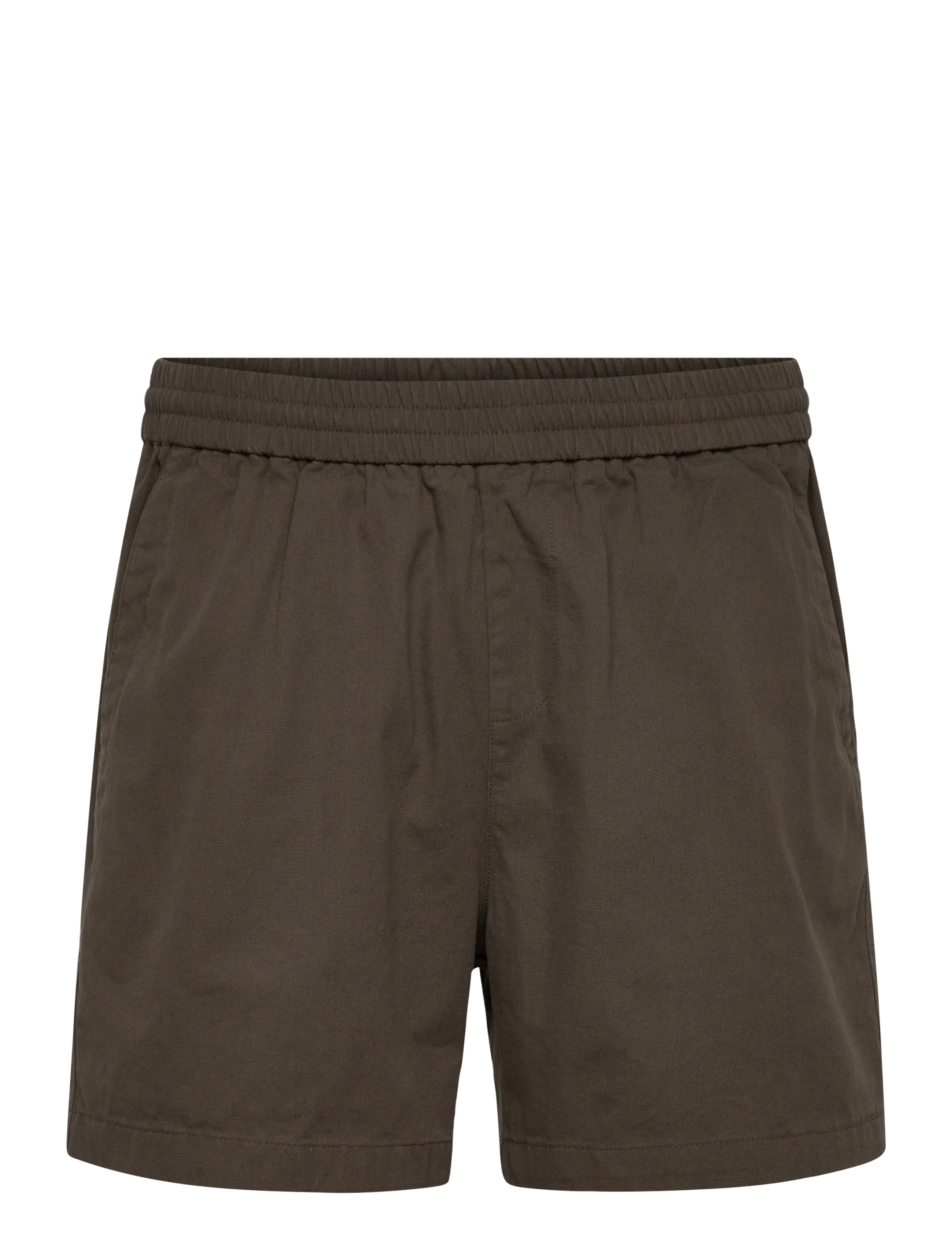 Lyle & Scott Washed Cotton Short - Shorts - Y118 SOFT BLACK / khaki/green