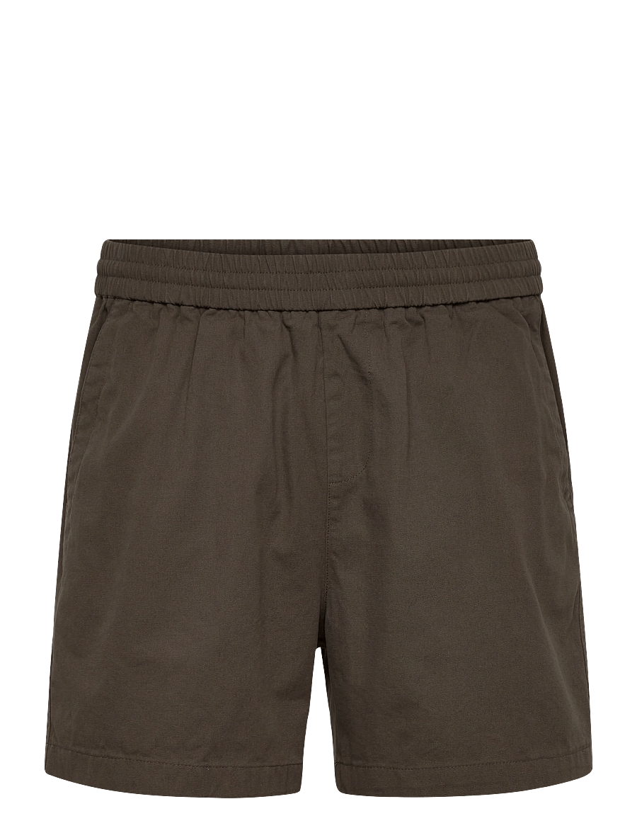 Lyle & Scott - Washed Cotton Short - casual shorts - y118 soft black - 1