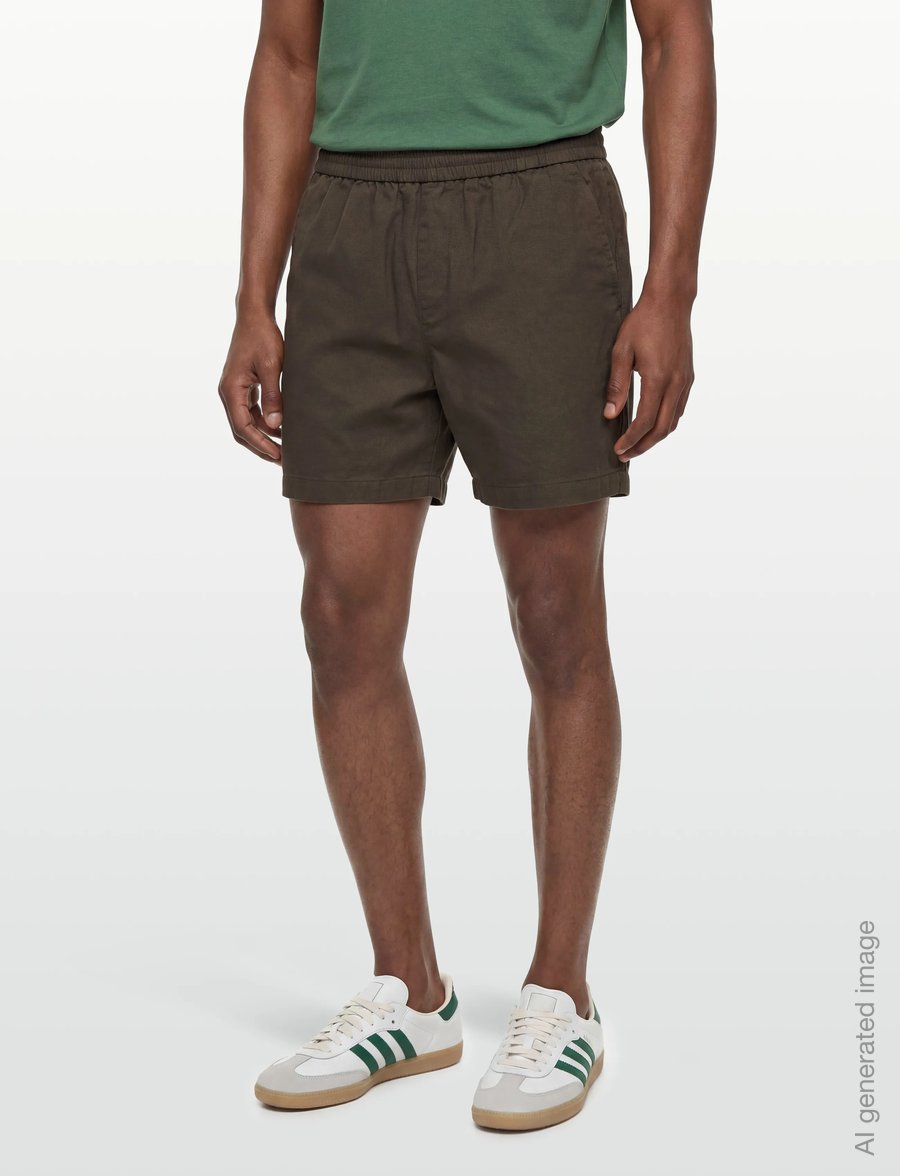 Lyle & Scott - Washed Cotton Short - casual shorts - y118 soft black - 3