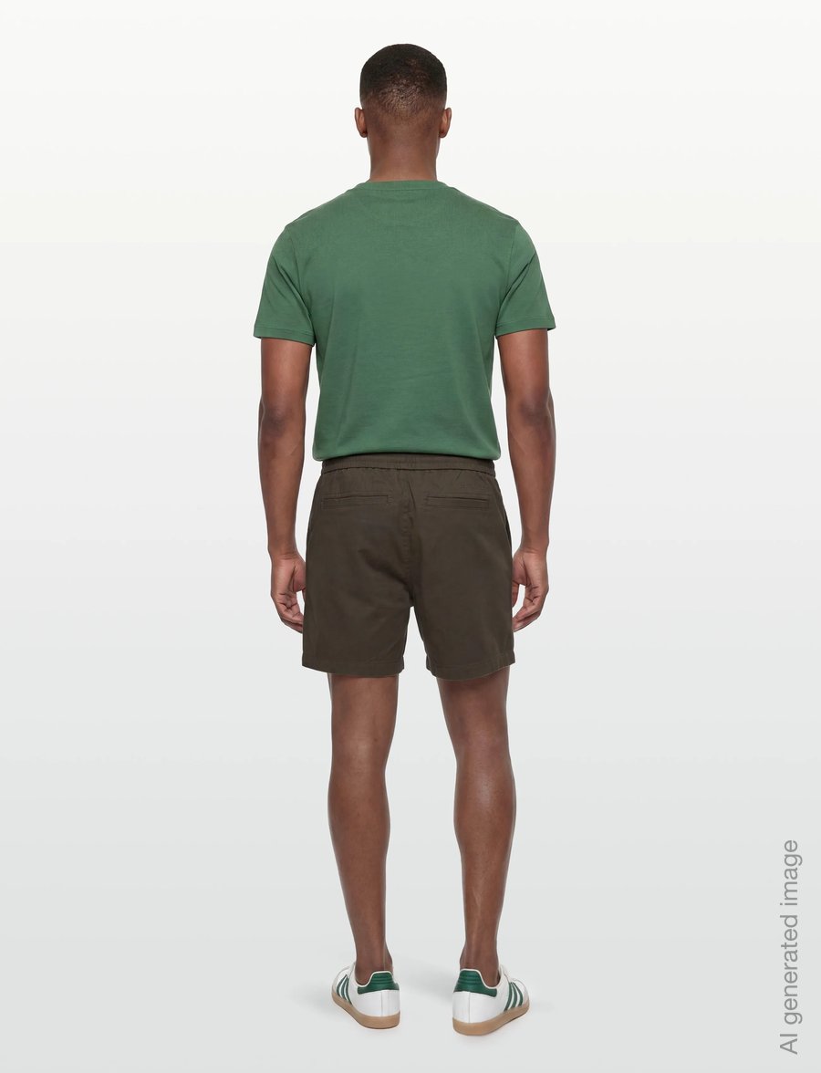 Lyle & Scott - Washed Cotton Short - casual shorts - y118 soft black - 4