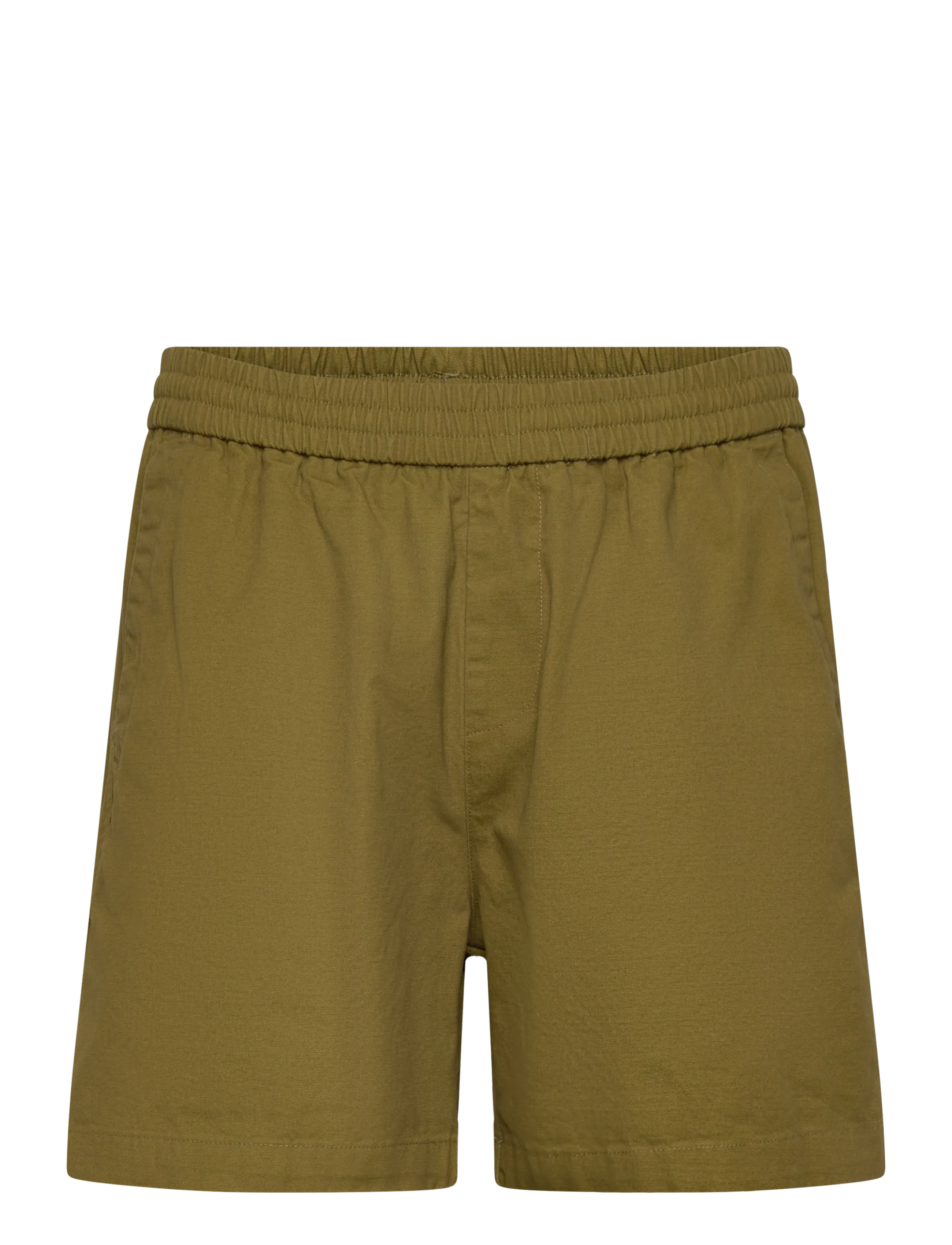 Lyle & Scott Washed Cotton Short - Shorts - Y127 BRIGHT OLIVE / khaki/green