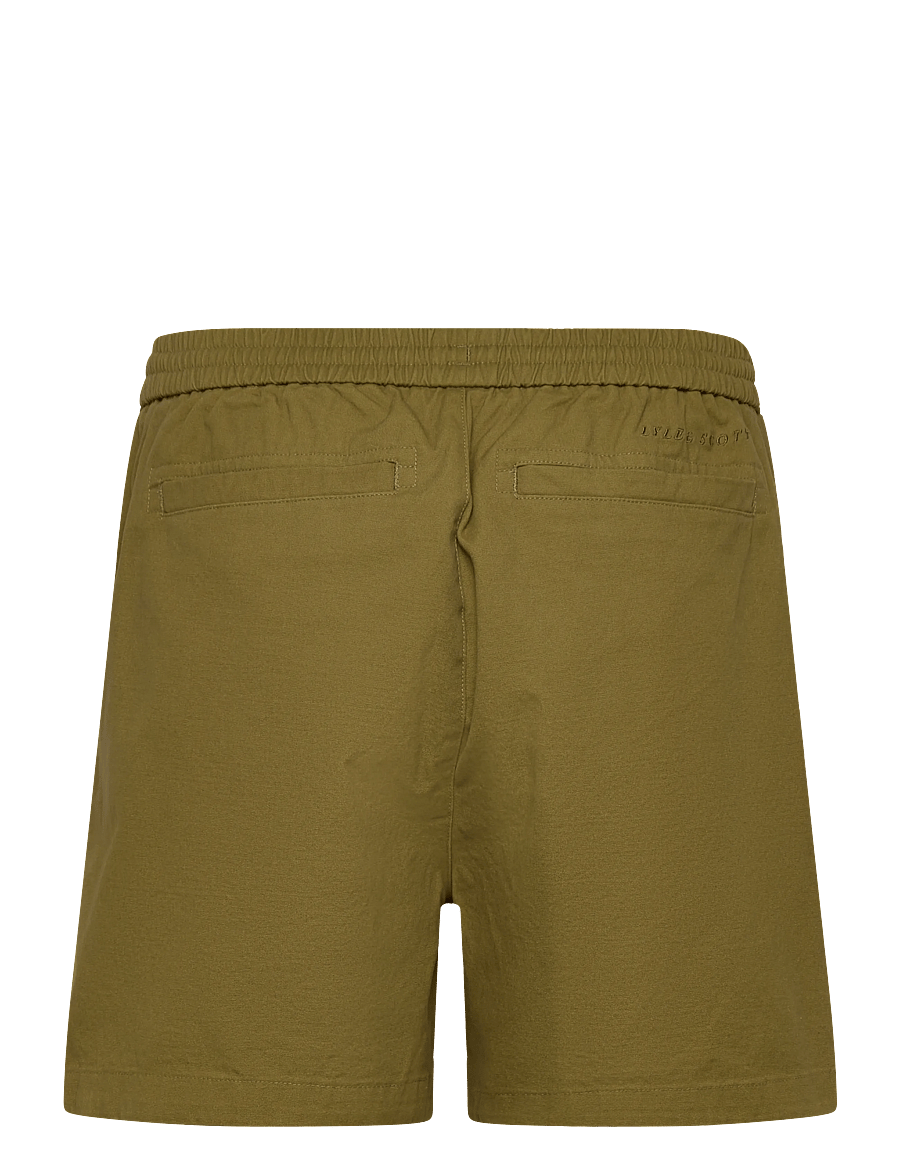 Lyle & Scott - Washed Cotton Short - freizeitshorts - y127 bright olive - 2