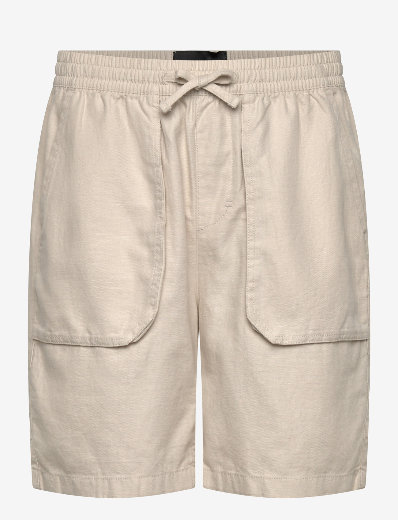 Lyle & Scott - Linen Short - linneshorts - w503 putty - 0