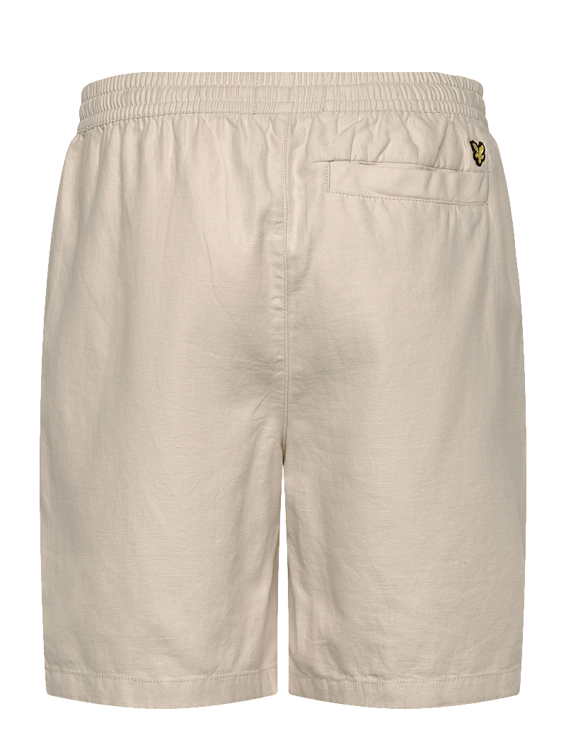 Lyle & Scott - Linen Short - linneshorts - w503 putty - 1