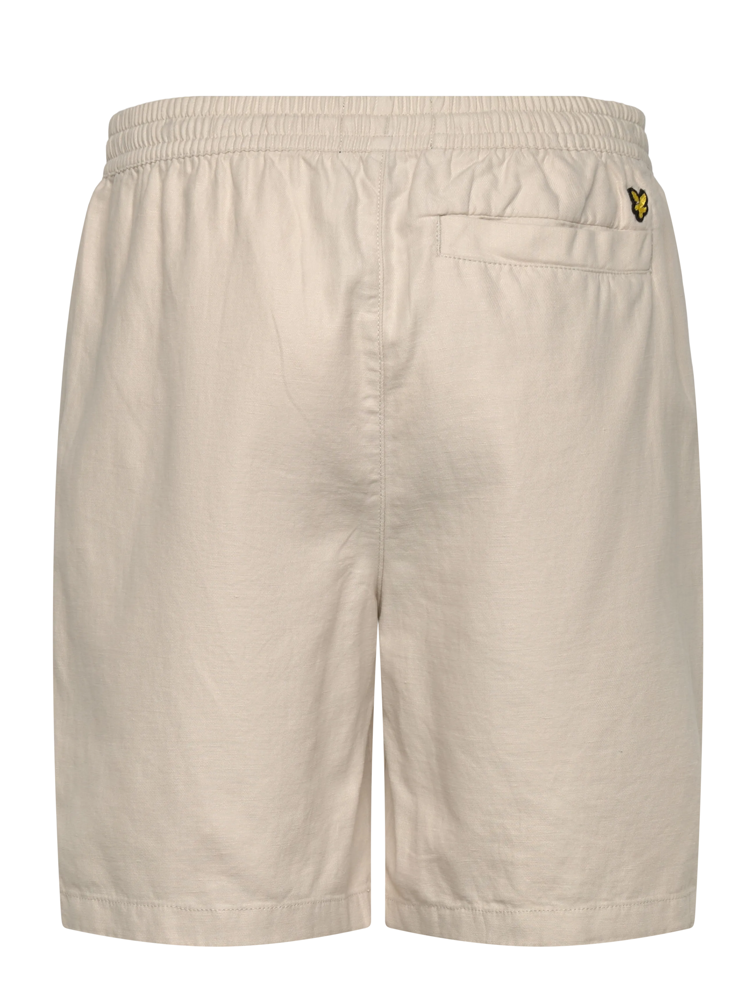Lyle & Scott - Linen Short - leinen-shorts - w503 putty - 2