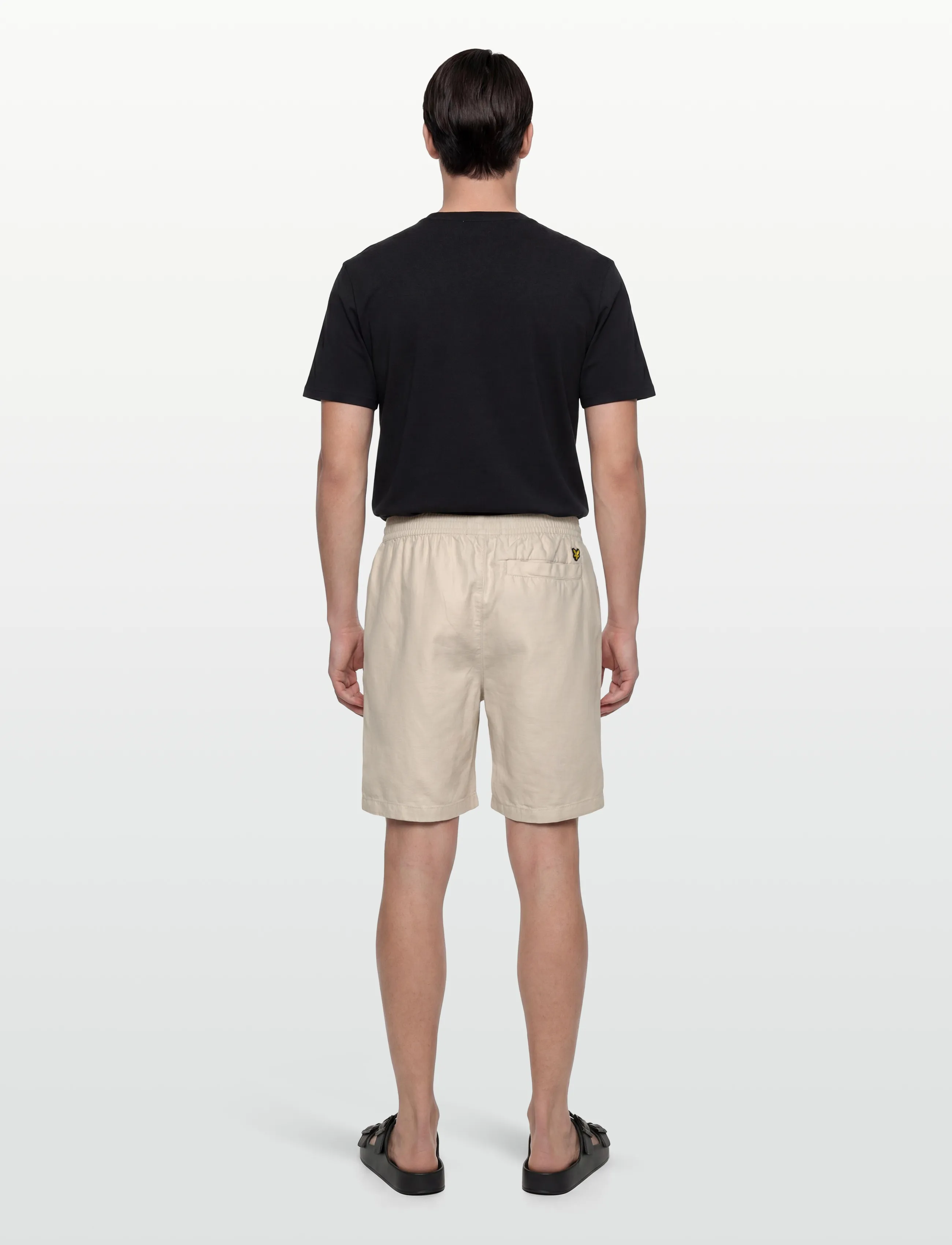 Lyle & Scott - Linen Short - leinen-shorts - w503 putty - 4