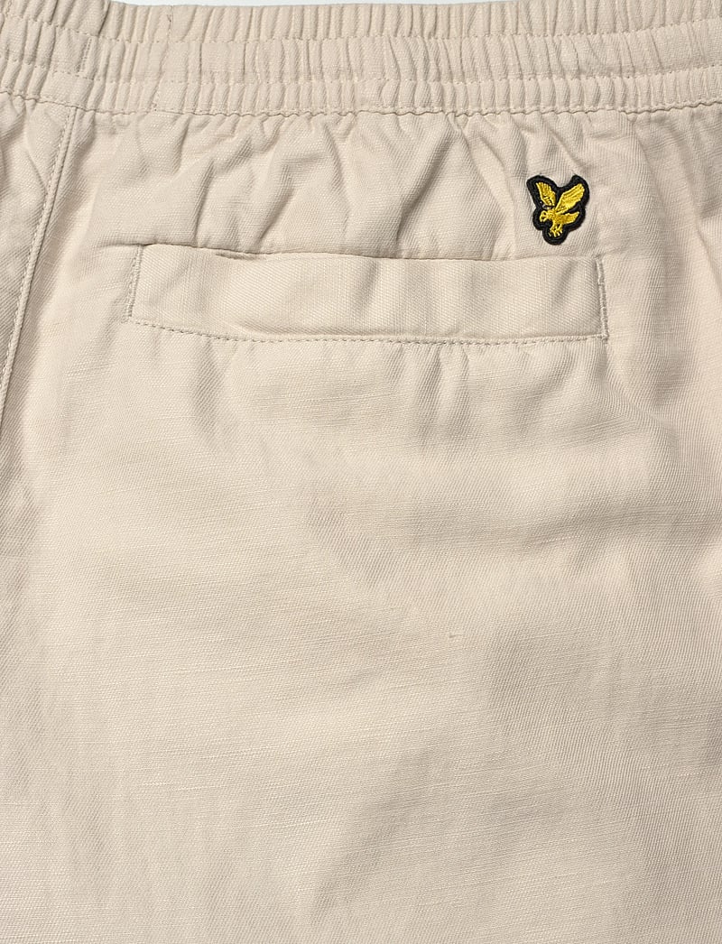 Lyle & Scott - Linen Short - linneshorts - w503 putty - 4