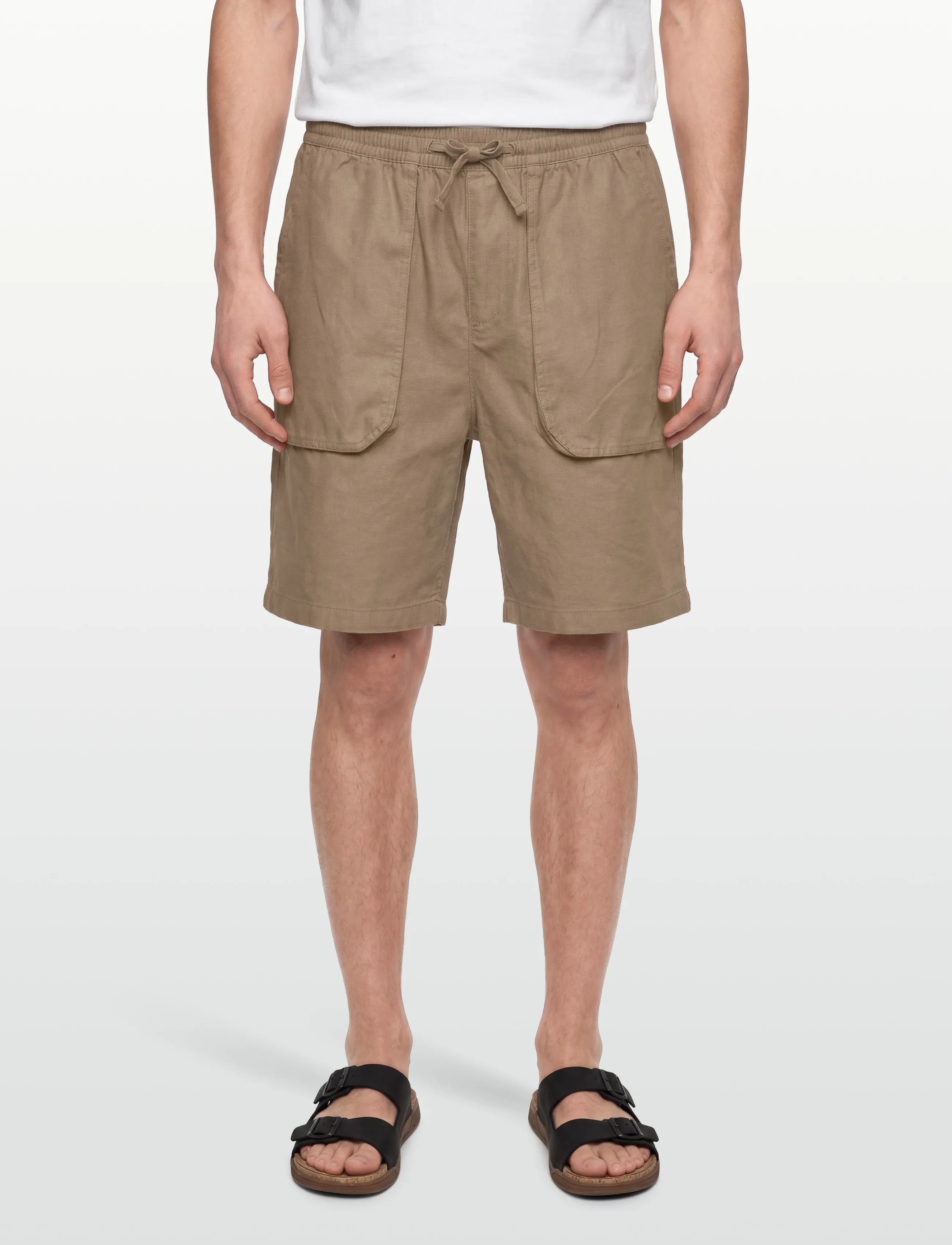 Lyle & Scott - Linen Short - linneshorts - y129 lint - 3