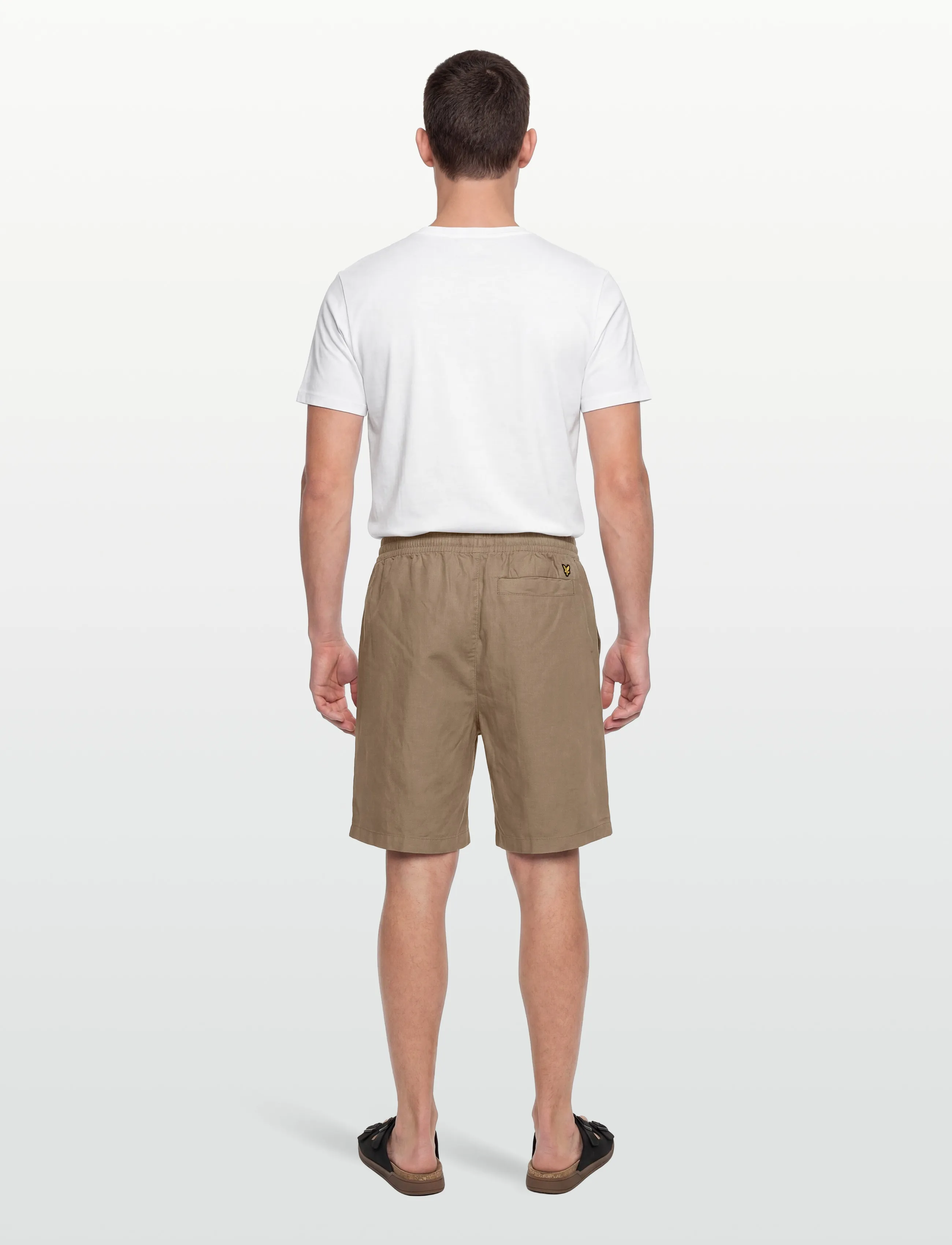 Lyle & Scott - Linen Short - linneshorts - y129 lint - 4