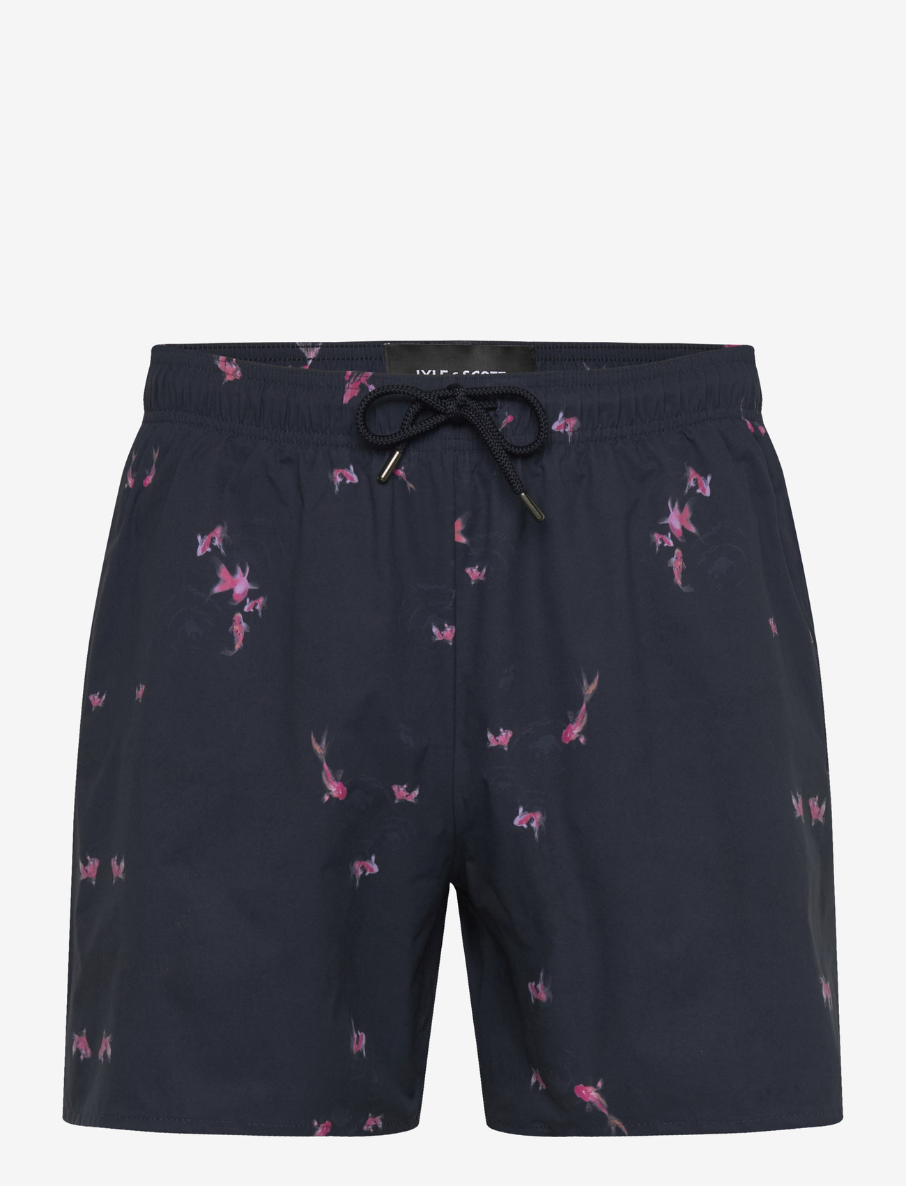 Lyle & Scott - Goldfish Print Swimshort - ujumispüksid - dark navy/ hot pink - 1
