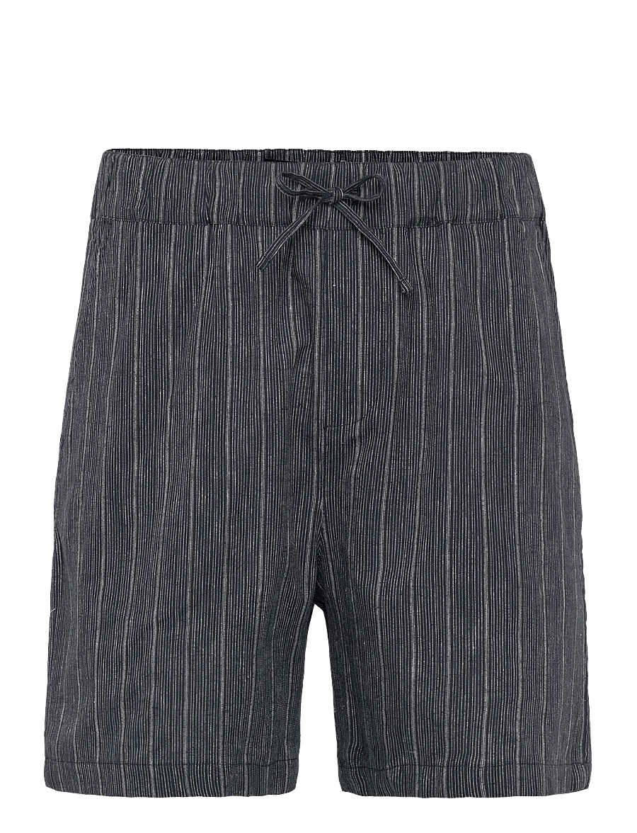 Lyle & Scott - Linen Blend Ticking Stripe Short - citi varianti - dark navy - 1