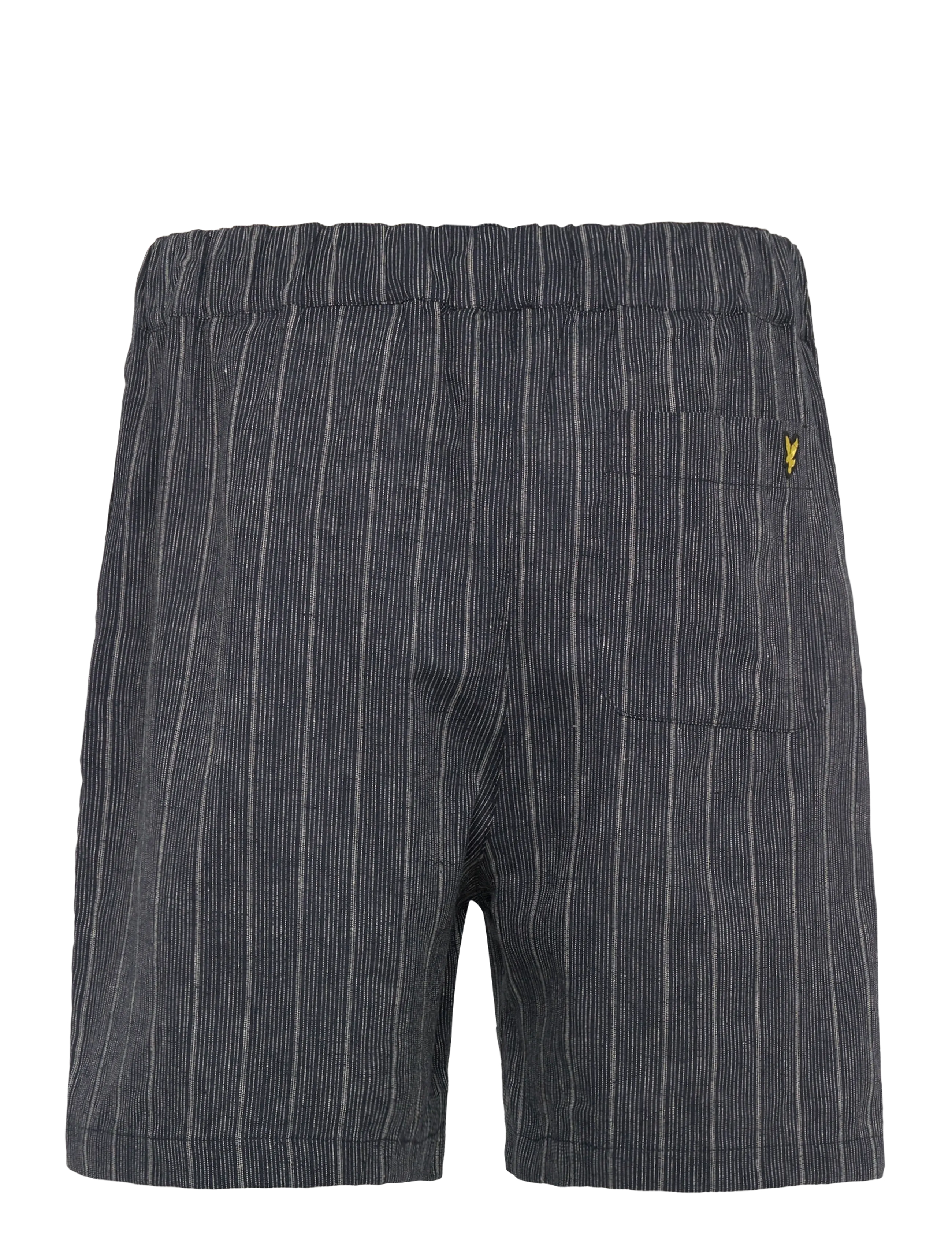 Lyle & Scott - Linen Blend Ticking Stripe Short - citi varianti - dark navy - 2
