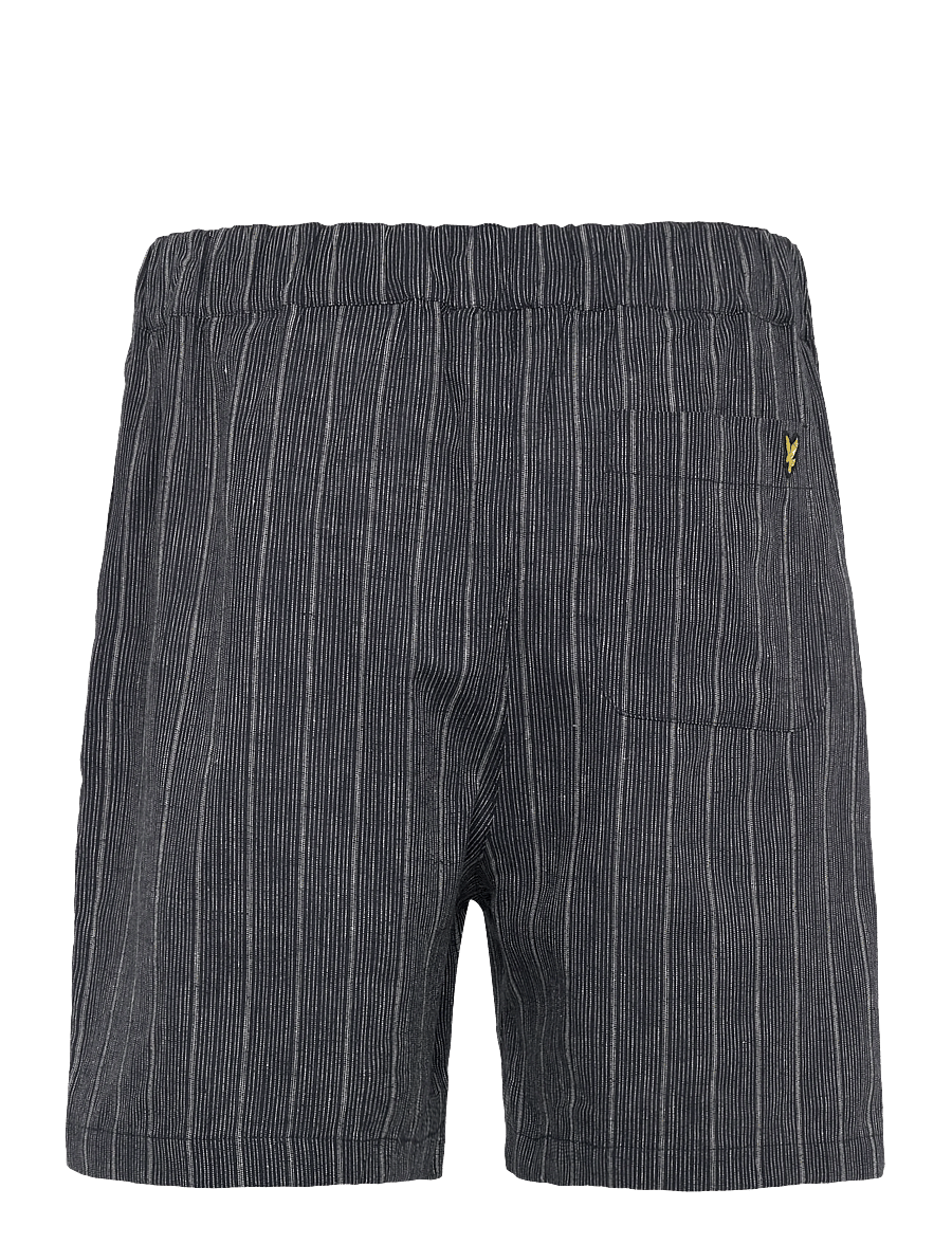 Lyle & Scott - Linen Blend Ticking Stripe Short - citi varianti - dark navy - 2