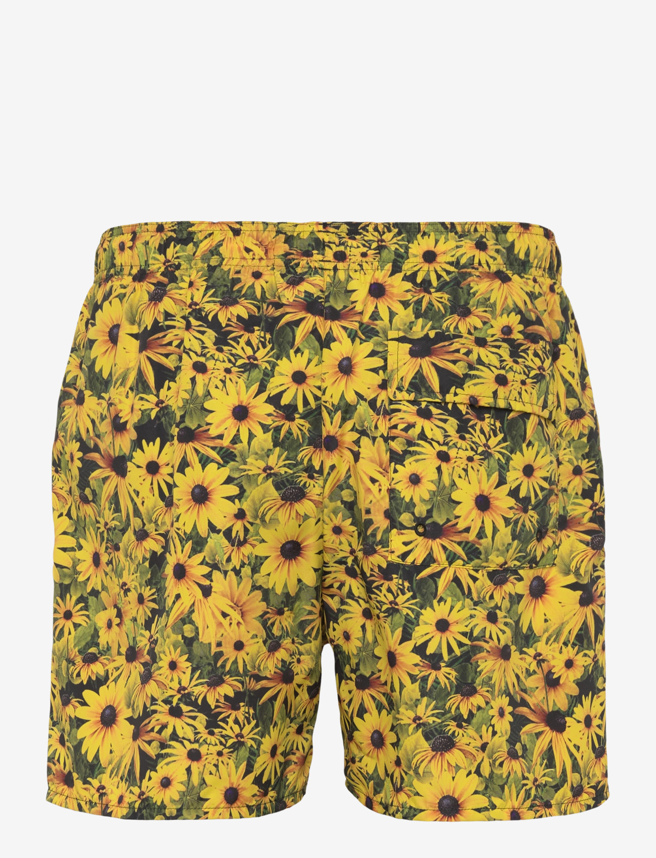 Lyle & Scott - Wild Garden Print Swimshort - swim shorts - super yellow - 2