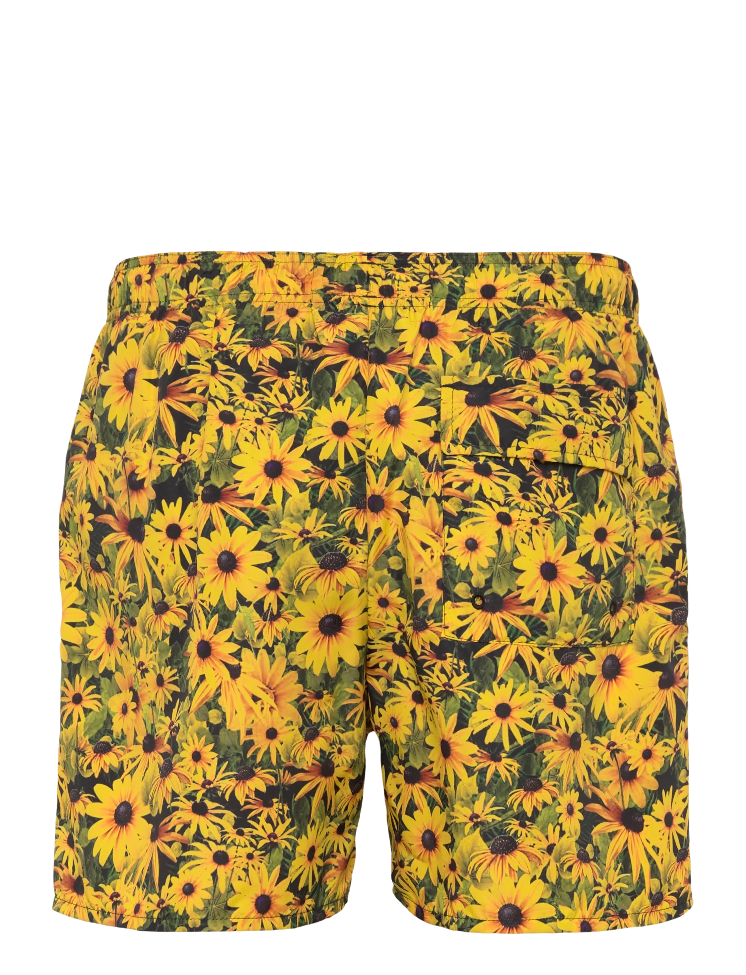 Lyle & Scott - Wild Garden Print Swimshort - badshorts - super yellow - 2