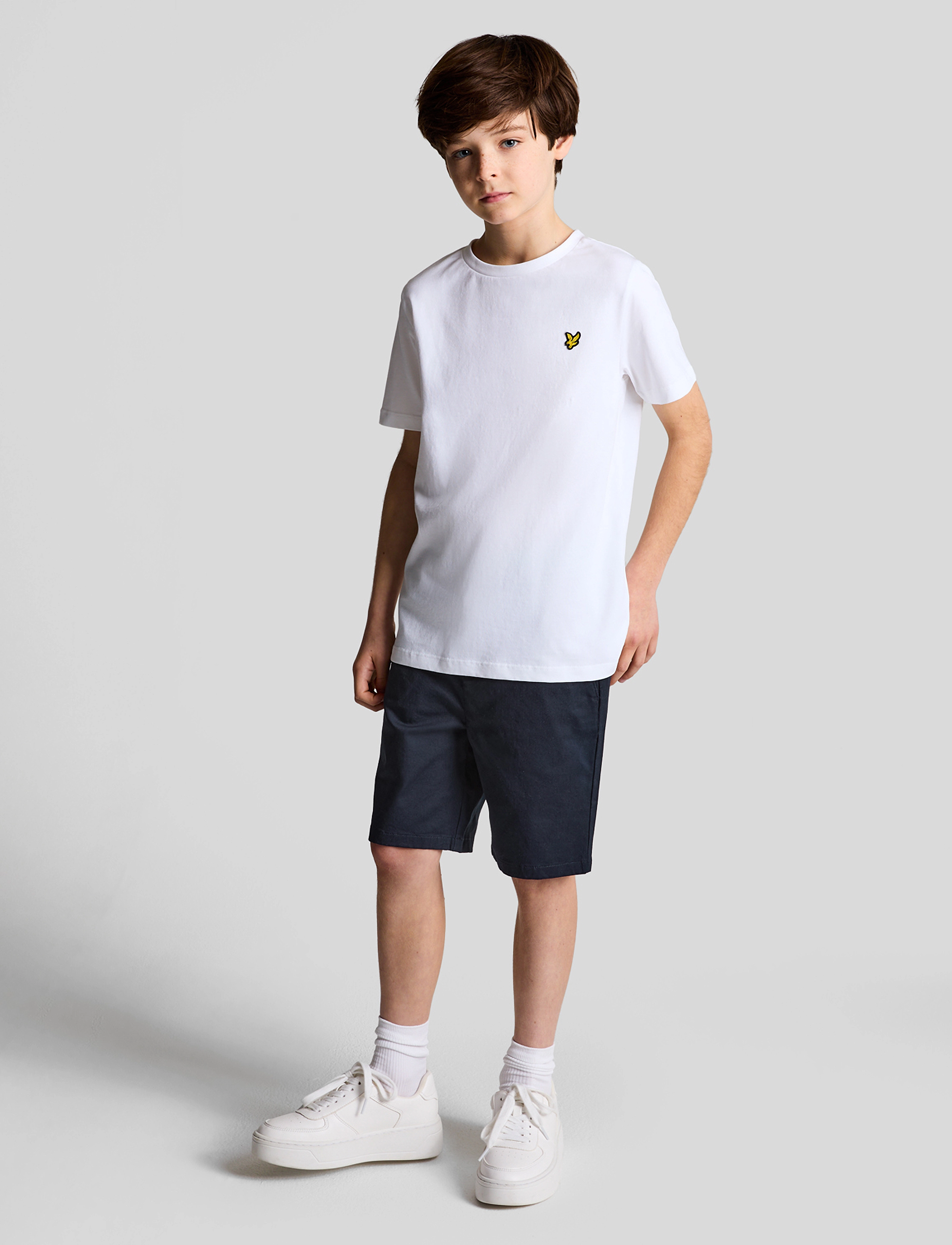Lyle & Scott - Chino Short - z271 dark navy - 3
