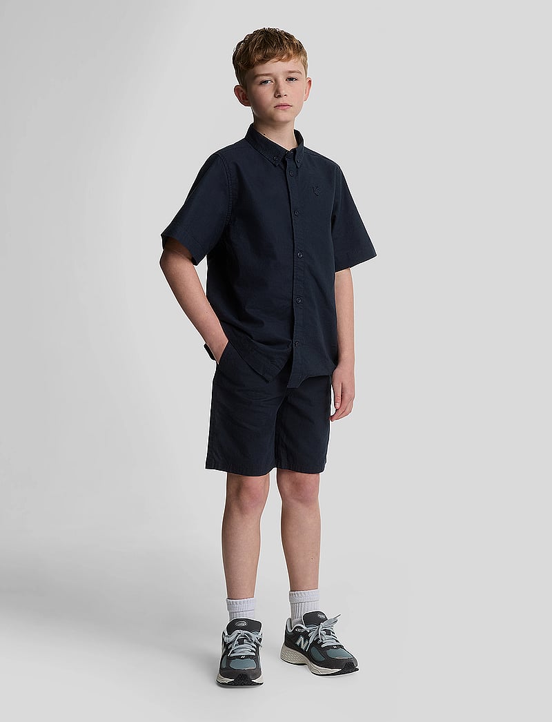 Lyle & Scott - Linen Short - chino-shorts - z271 dark navy - 0